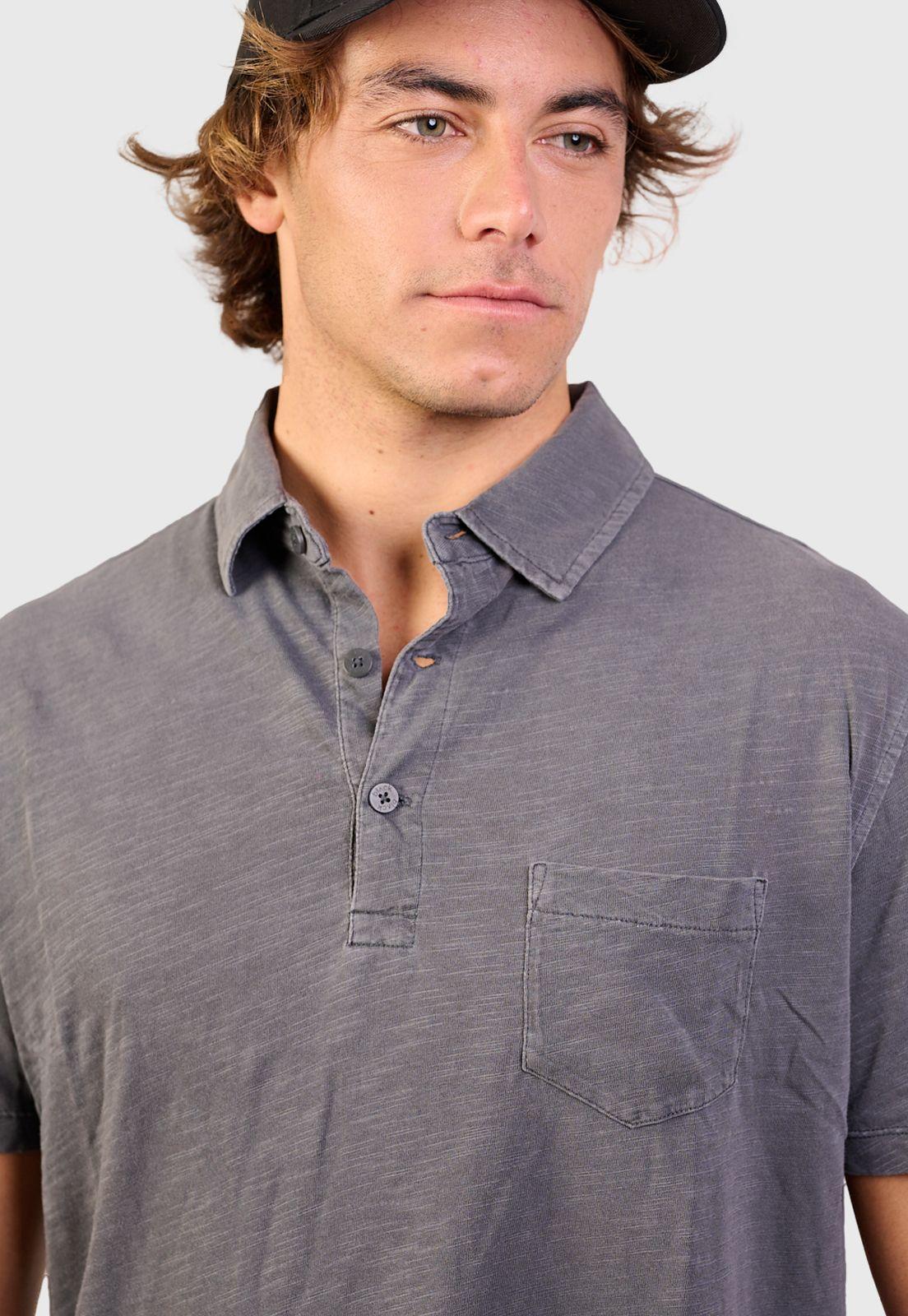 Polo  T-Shirt Dust Smoke Black Bubba-2