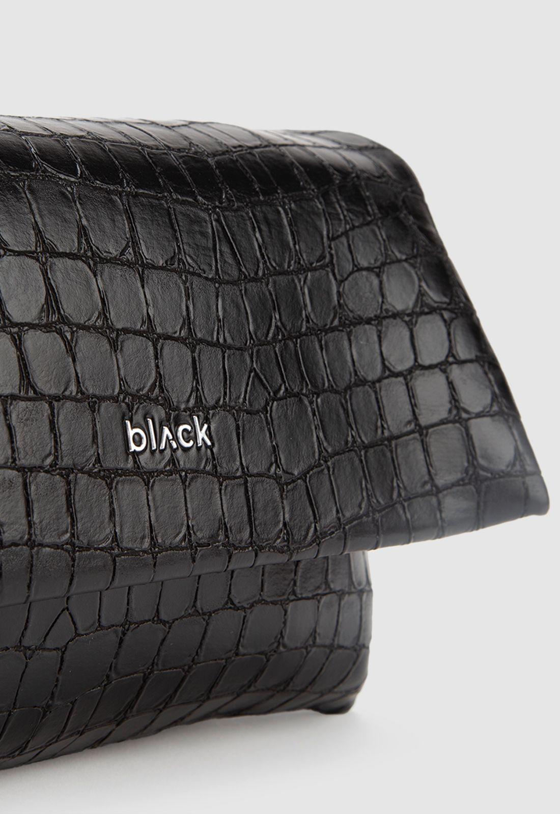 Cartera Caiman Black Mini Black Bubba-4