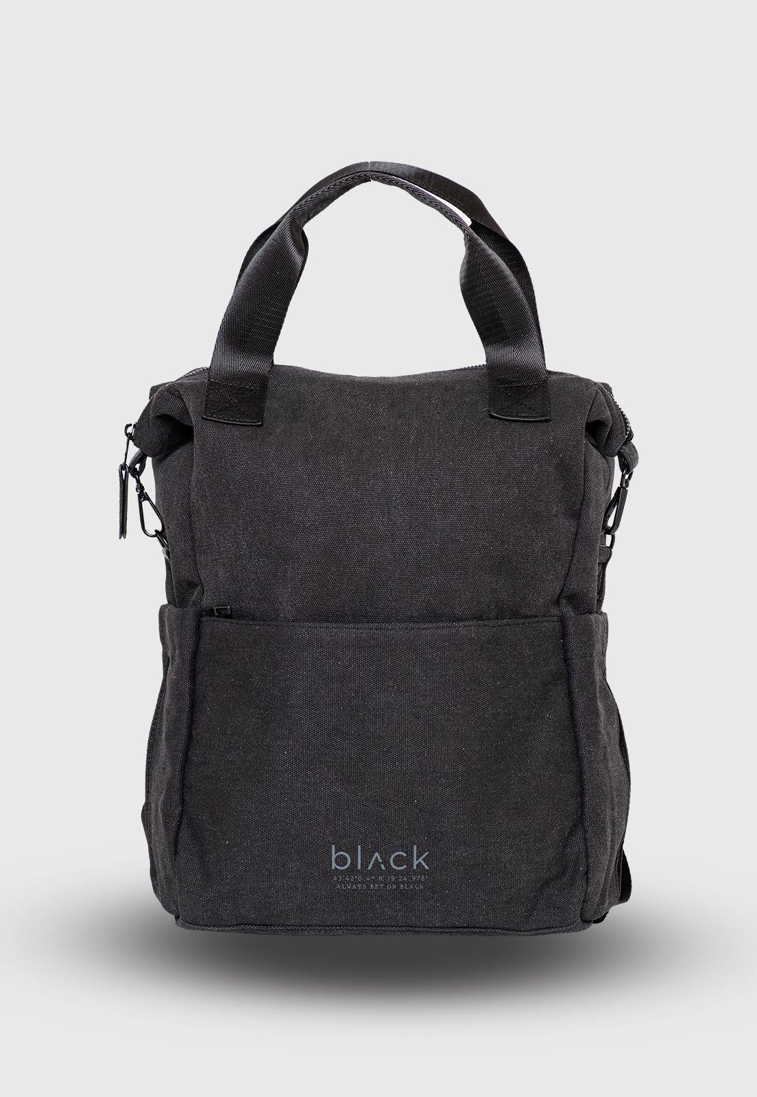 Mochila Canvas Black Black Bubba-0