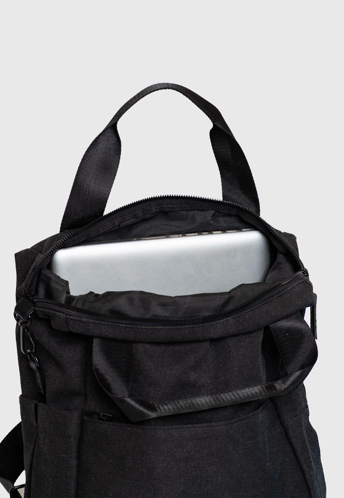 Mochila Canvas Black Black Bubba-3