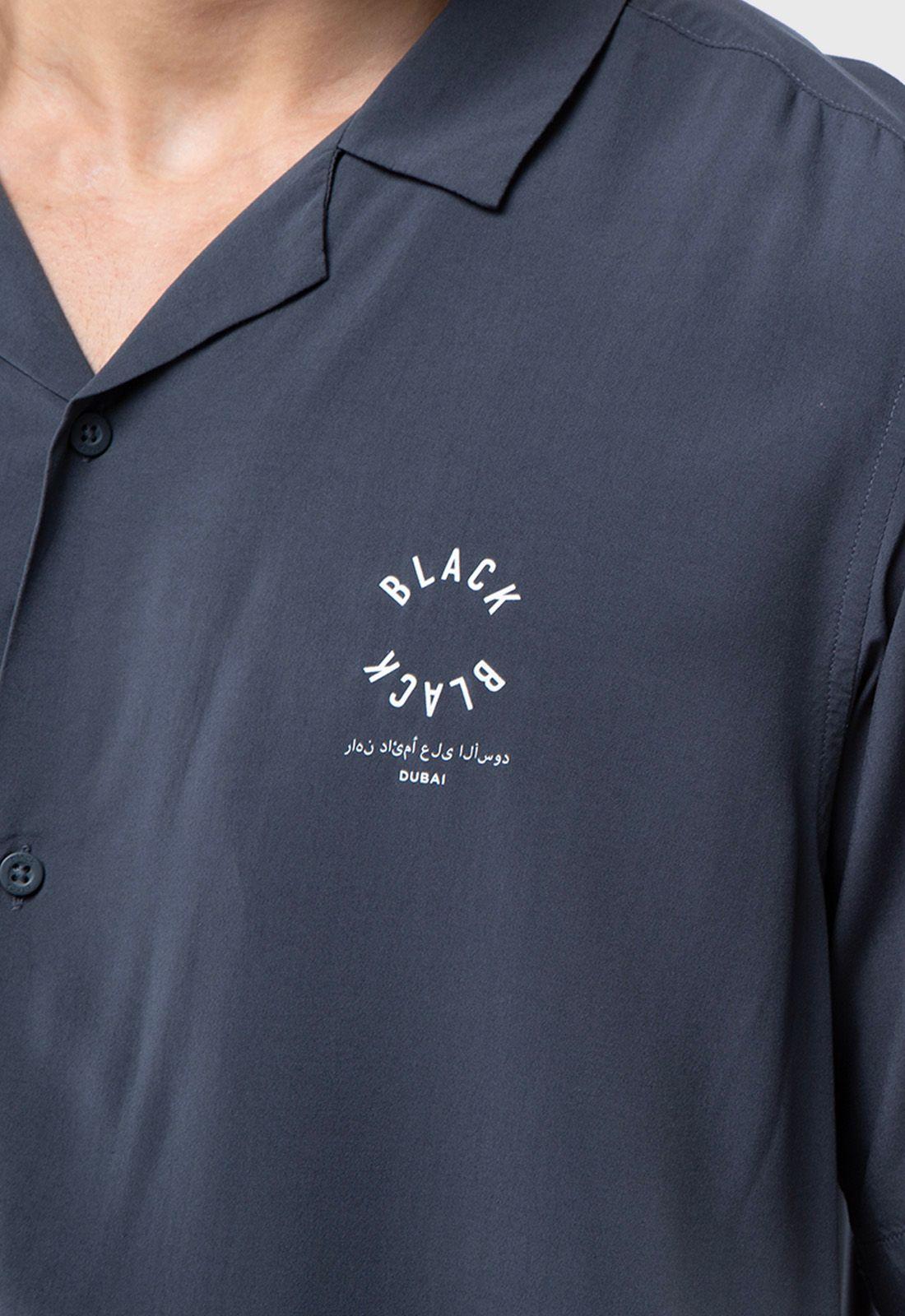 Camisa Viscosa Always Gris Black Bubba-4