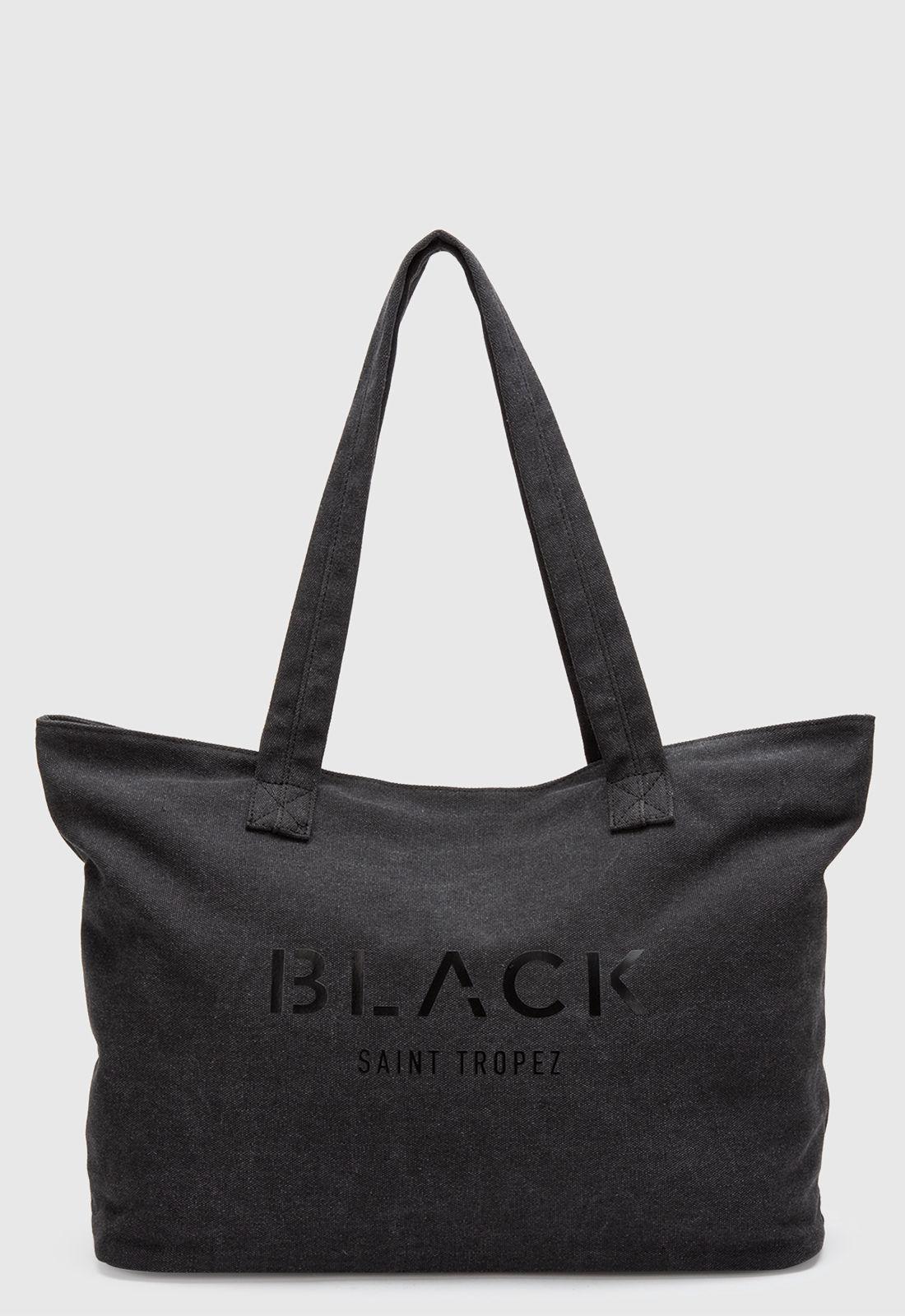 Tote Canvas Black Black Bubba-0