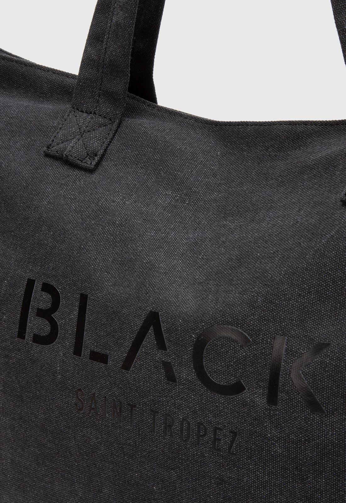 Tote Canvas Black Black Bubba-3