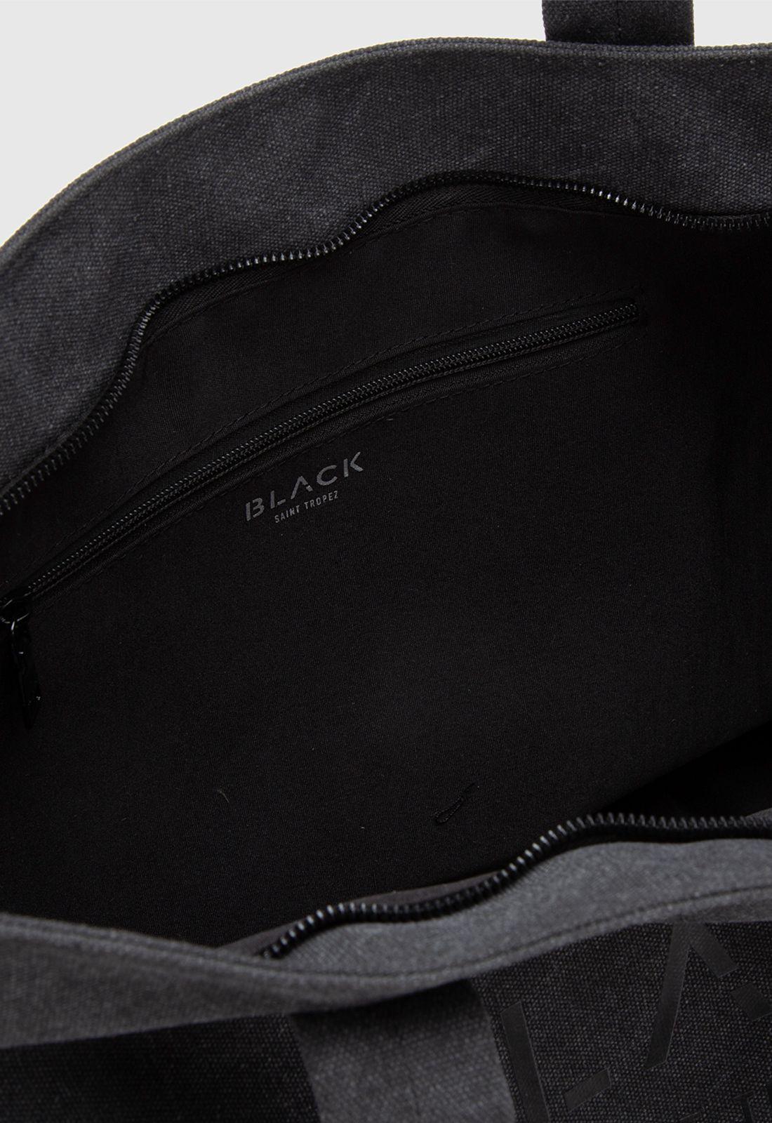 Tote Canvas Black Black Bubba-4