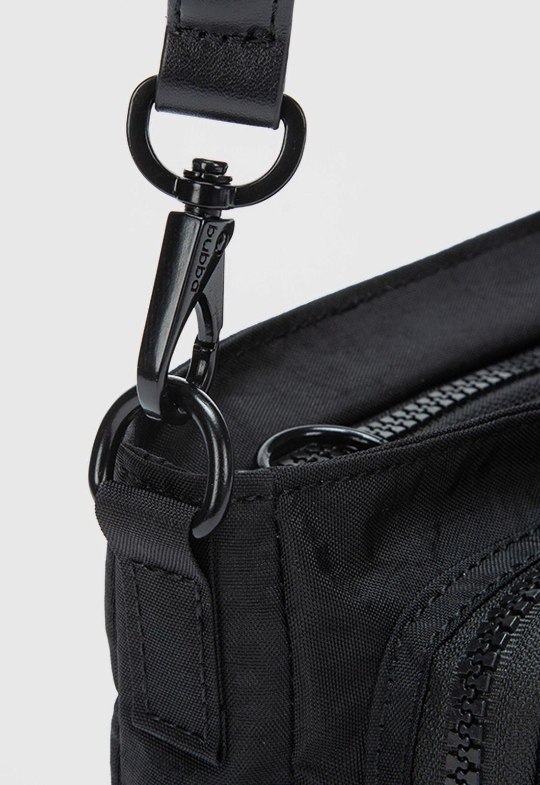 Flat Purse Hailey Black Mini Bubba Essentials-4