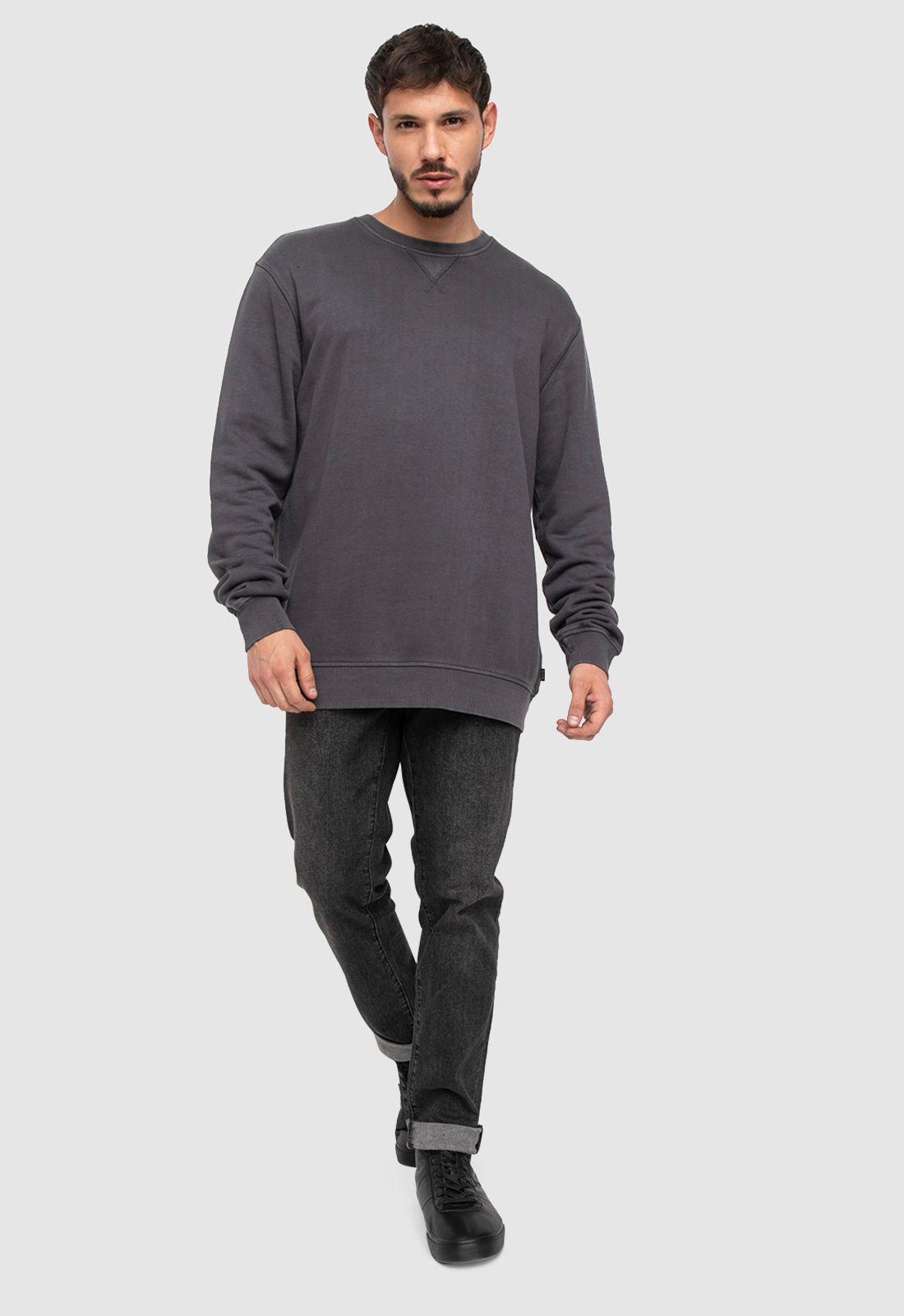 Crewneck Iron Grey  Black Bubba-4
