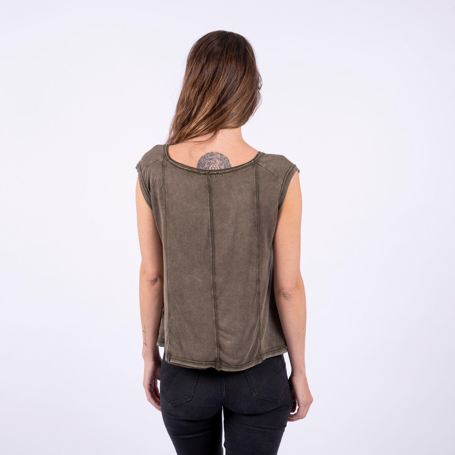 Women Tank Moss Stone Black Bubba-1