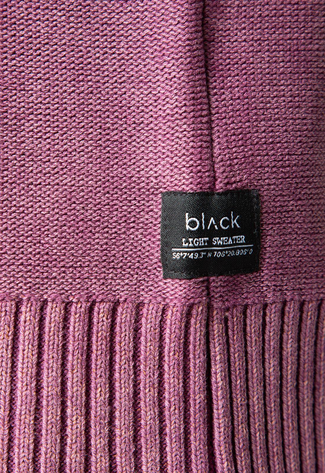 Light Sweater Bordeaux Black Bubba-3