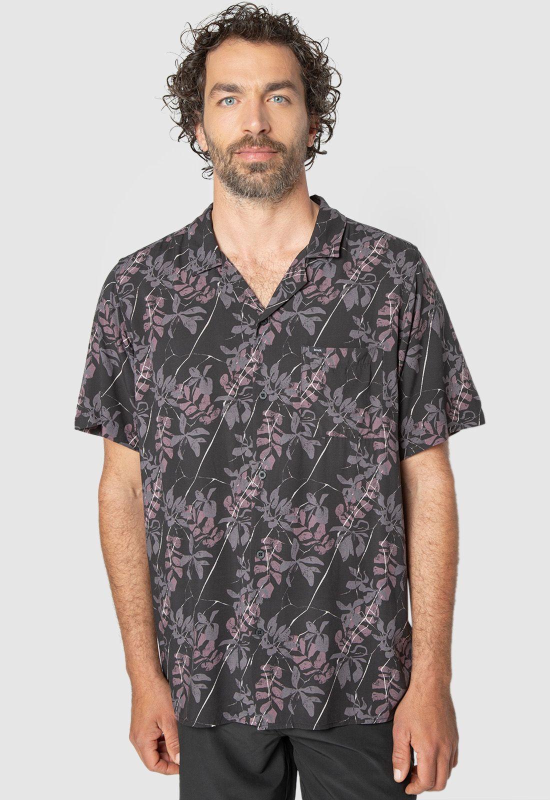 Shirt Viscose Savage Black Black Bubba-0