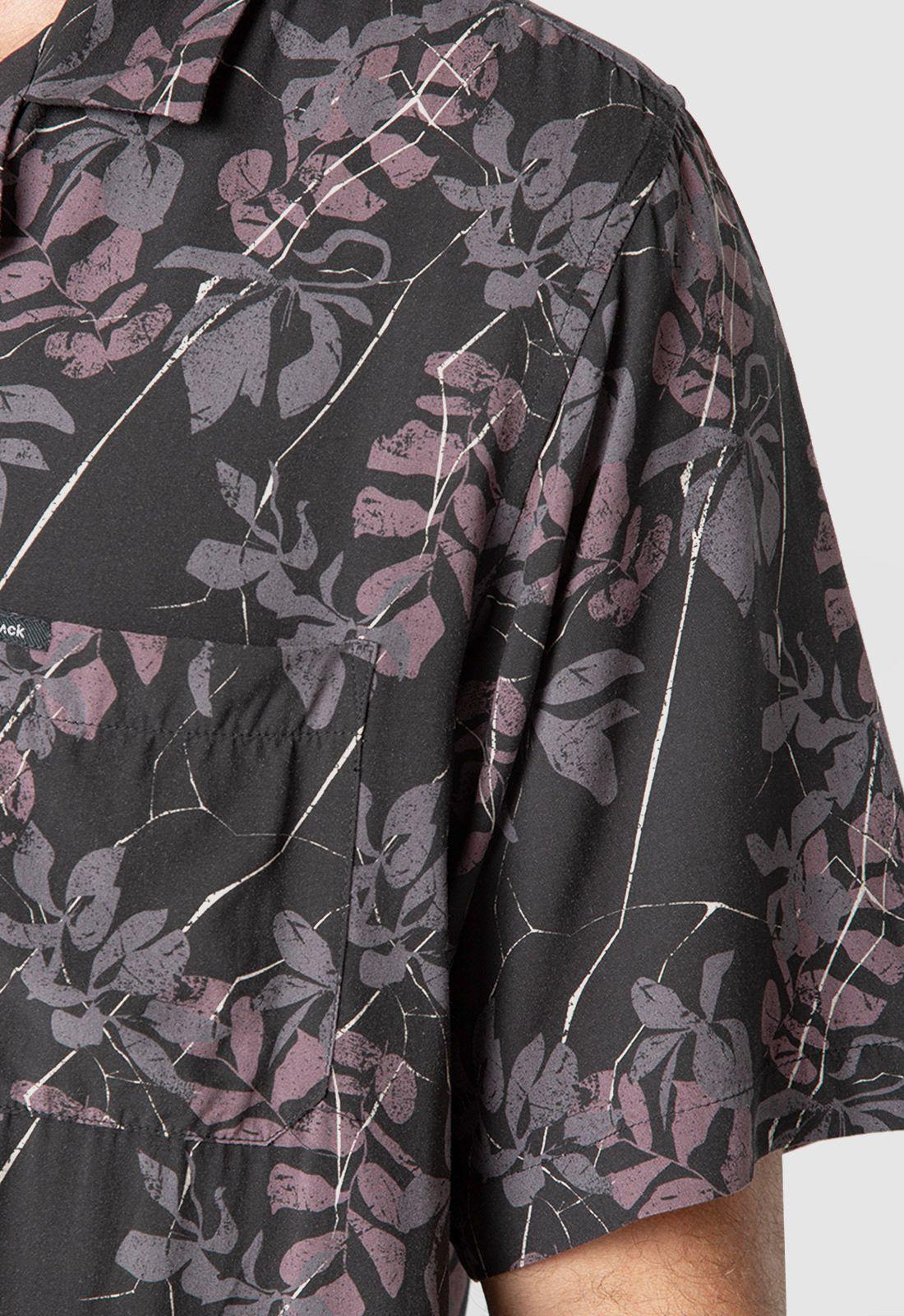 Shirt Viscose Savage Black Black Bubba-3