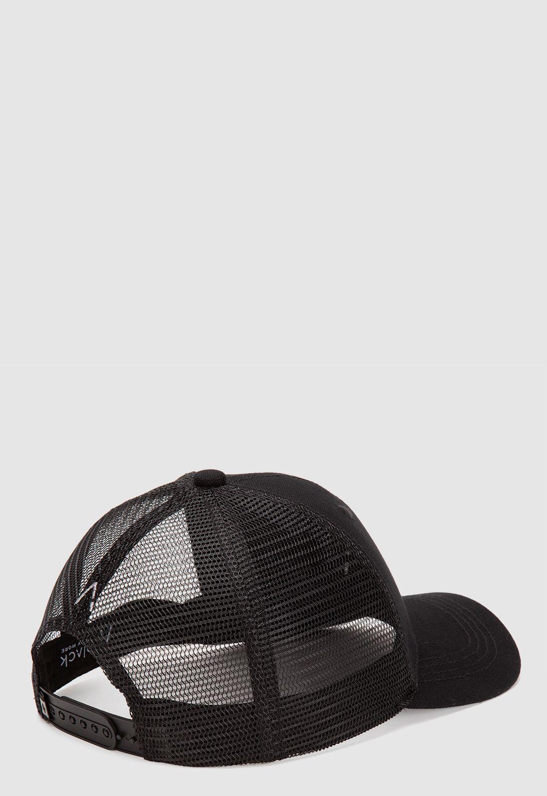 Jockey Trucker Icon Black Black Bubba-3