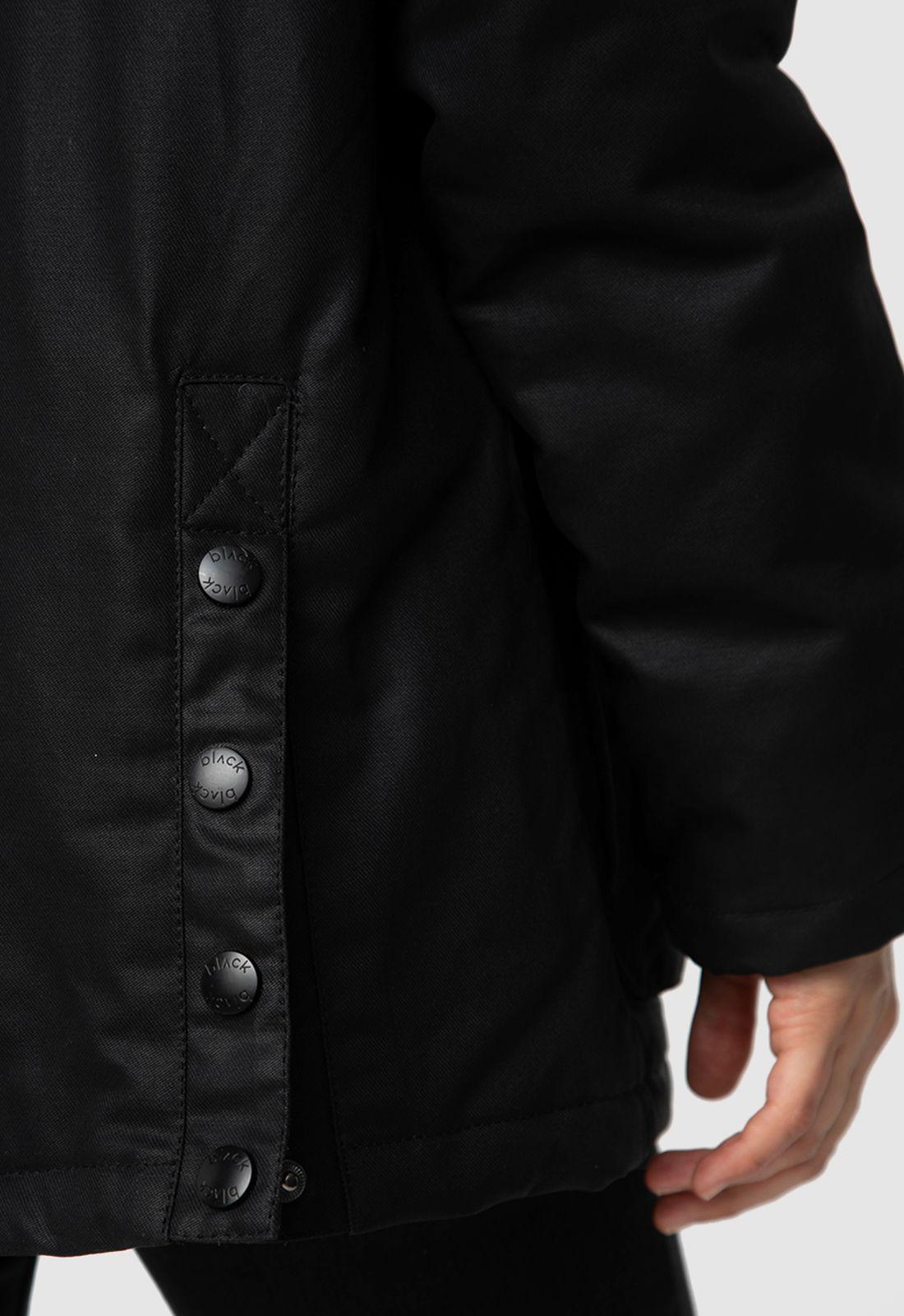 Women Ultra Waxed Jacket Black  Black Bubba-4