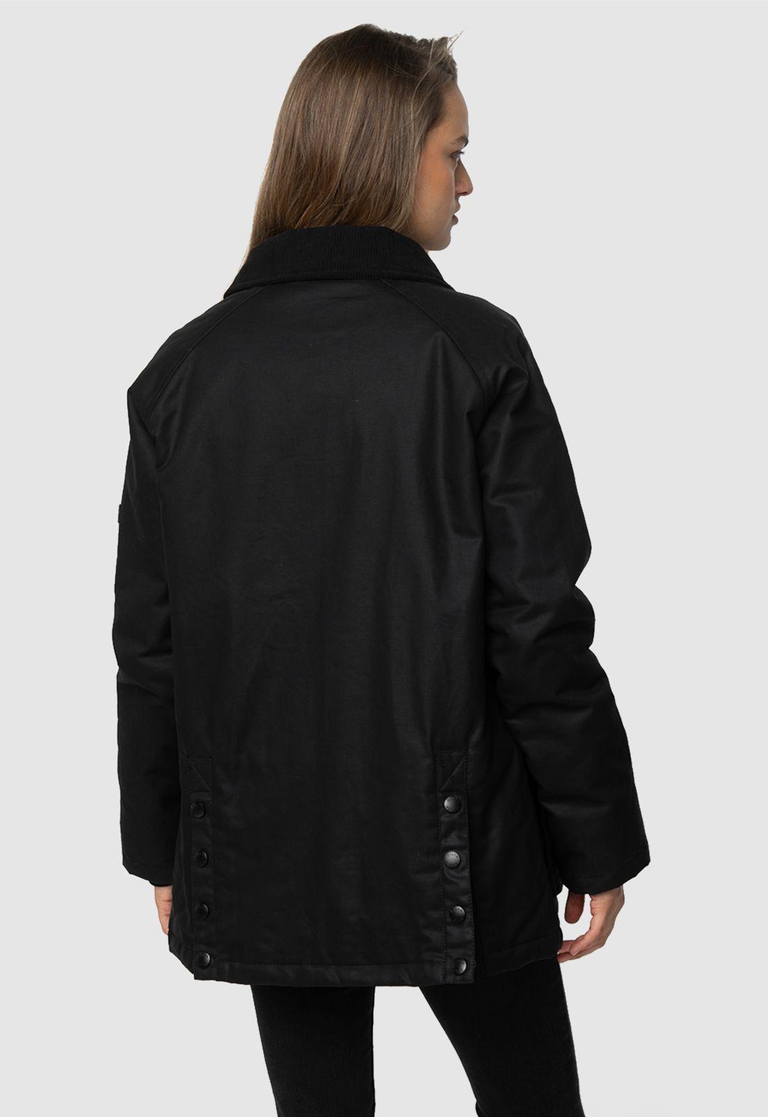 Women Ultra Waxed Jacket Black  Black Bubba-5