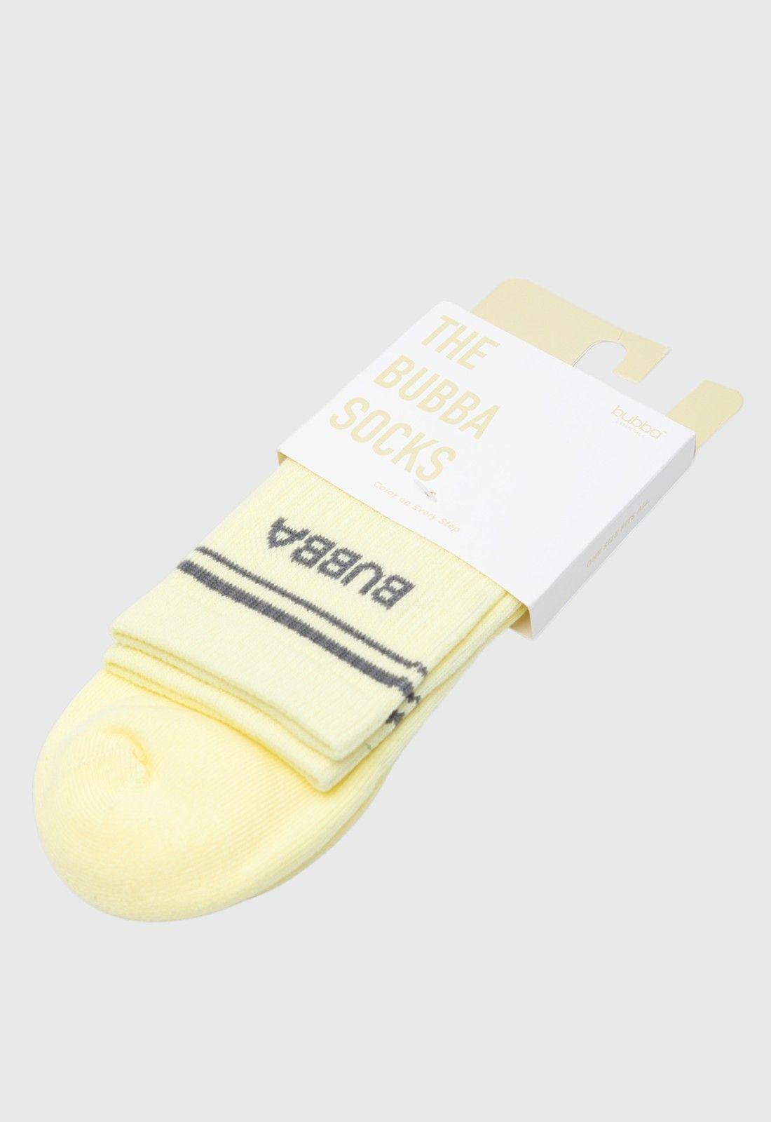 Calcetin Corto Amarillo Bubba Essentials-2