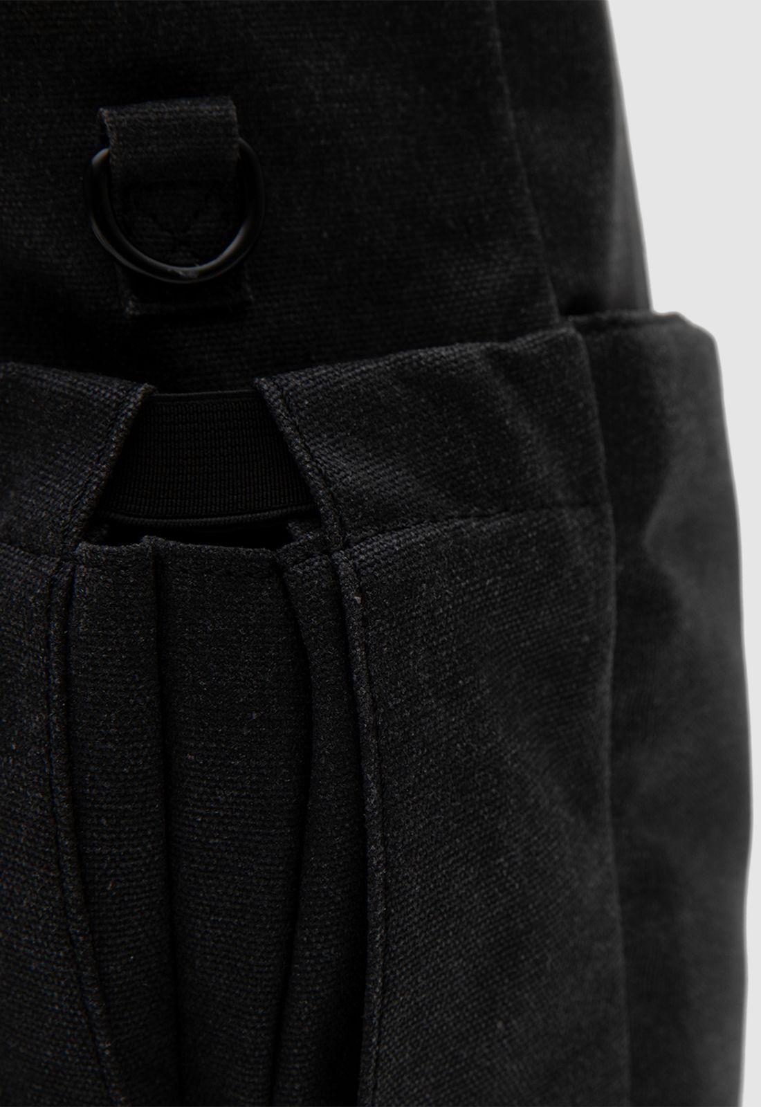 Mochila Waxed Canvas Black Black Bubba-6