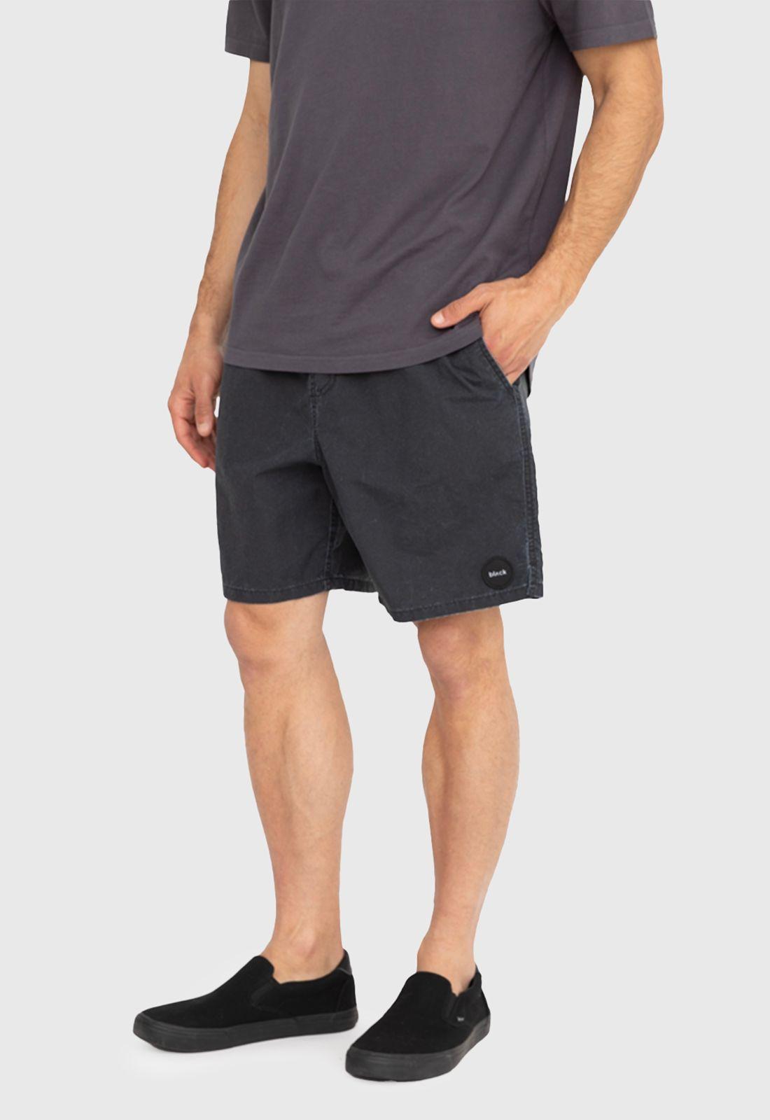 Traje De Baño Cargo Negro Black Bubba-1