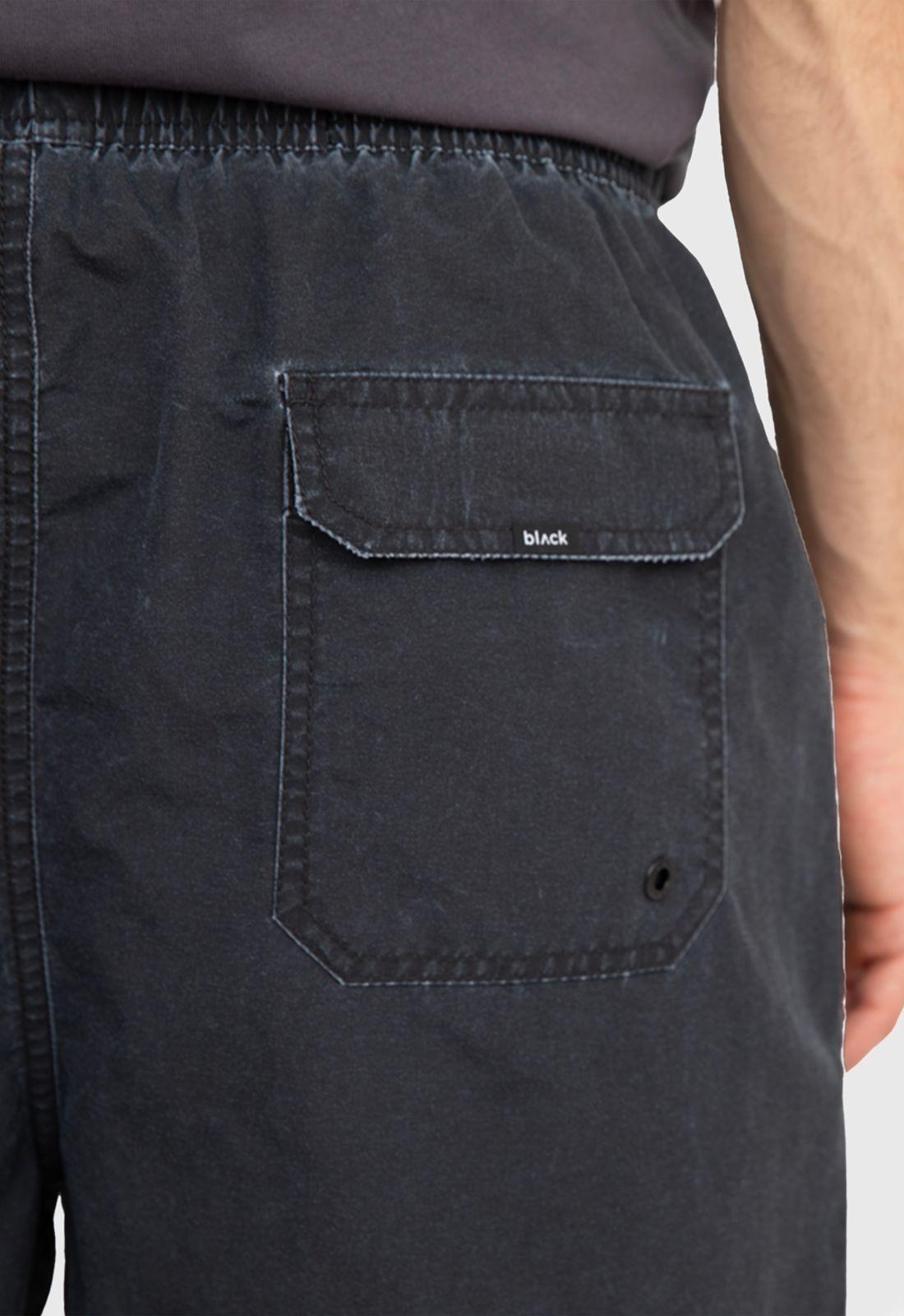 Traje De Baño Cargo Negro Black Bubba-5