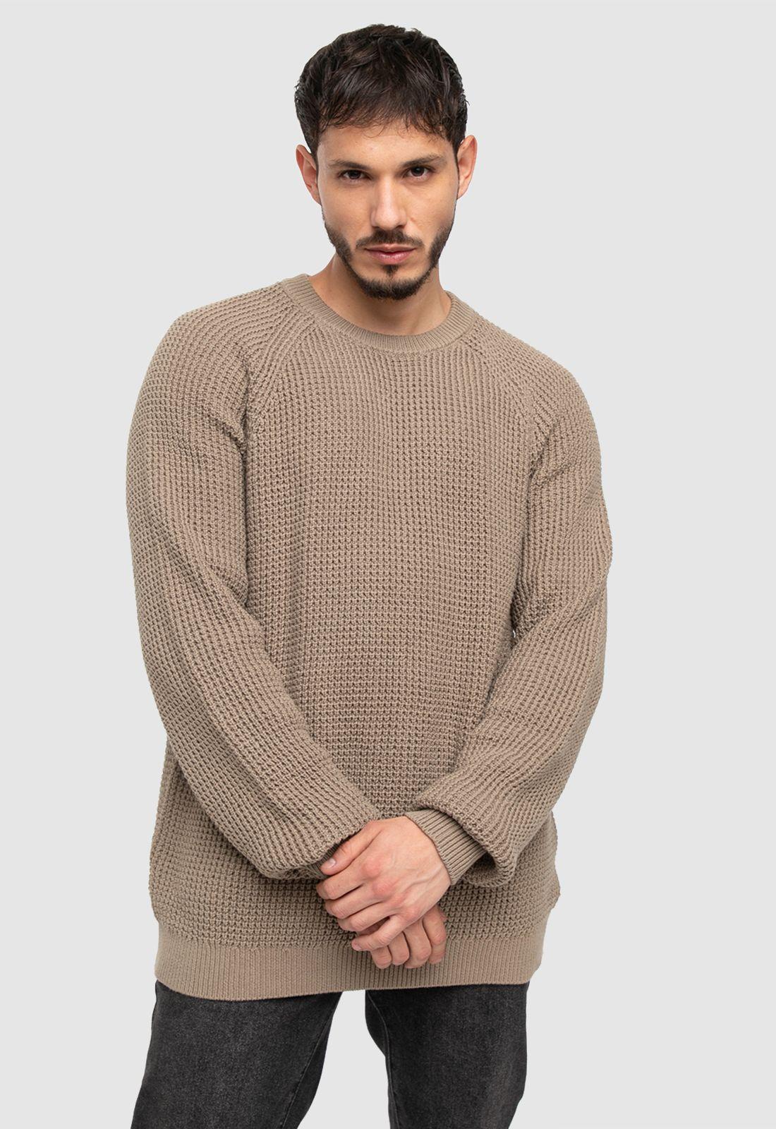 Sweater Knitted  Beige  Black Bubba-0