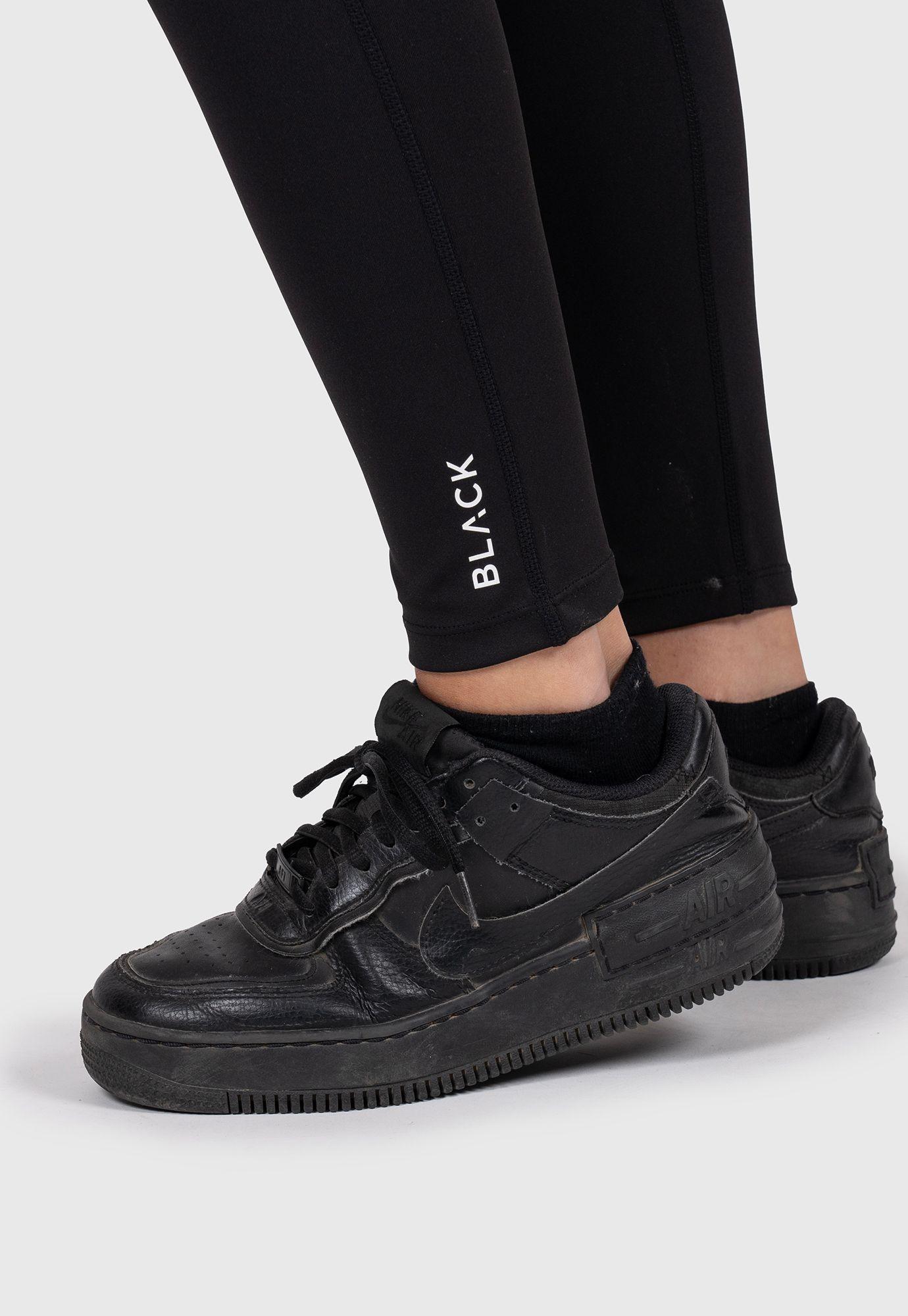 Women Leggins Active Black Black Bubba-4