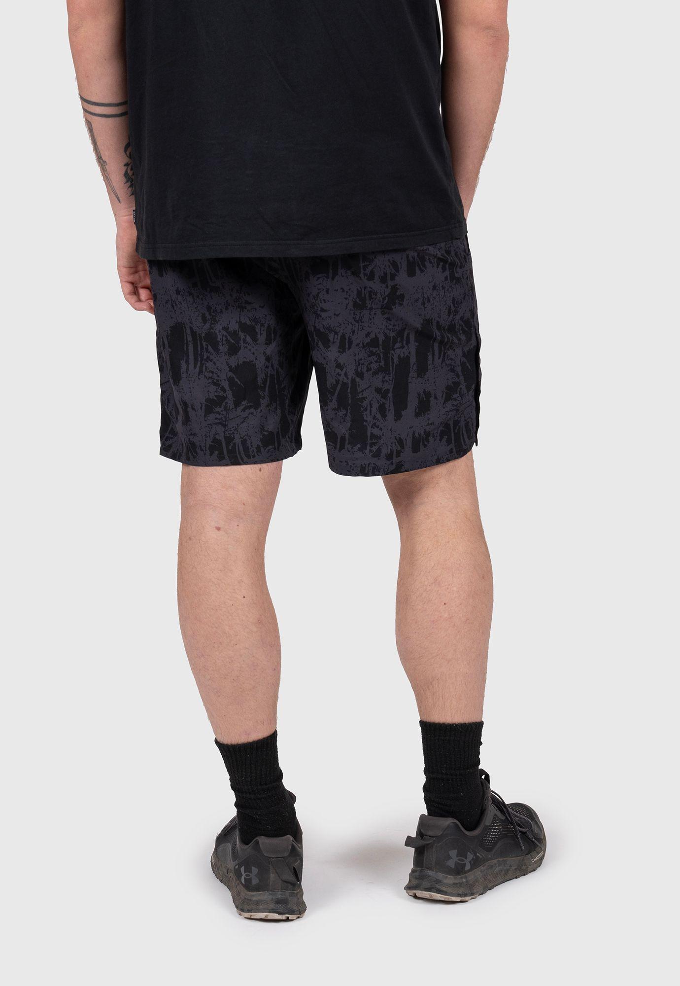 Active Short Print Black Bubba-1