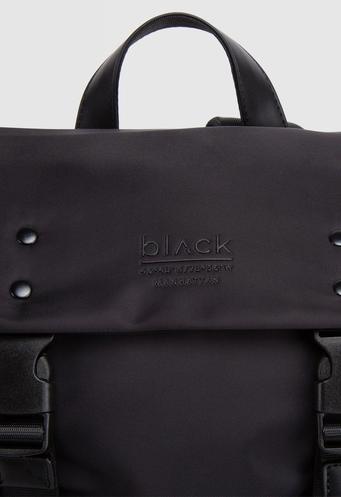 Mochila Manhattan Black Black Bubba-3