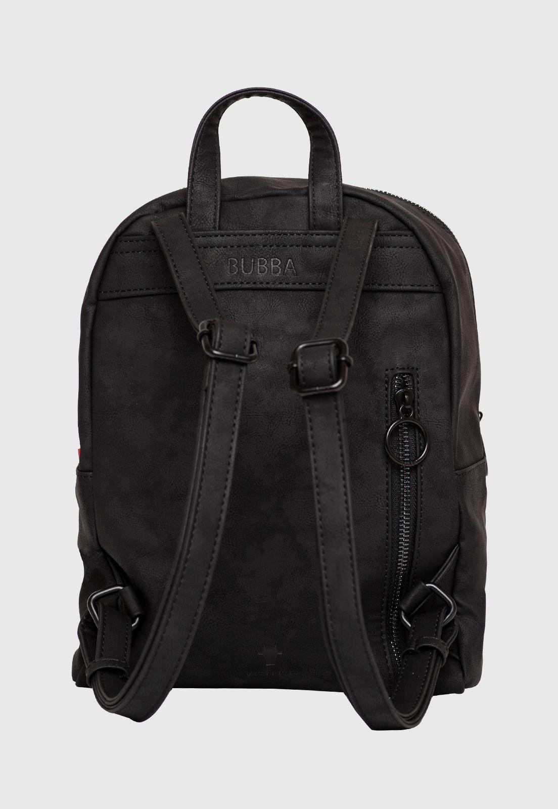 Mochila Suede Glam Black Bubba Essentials-2
