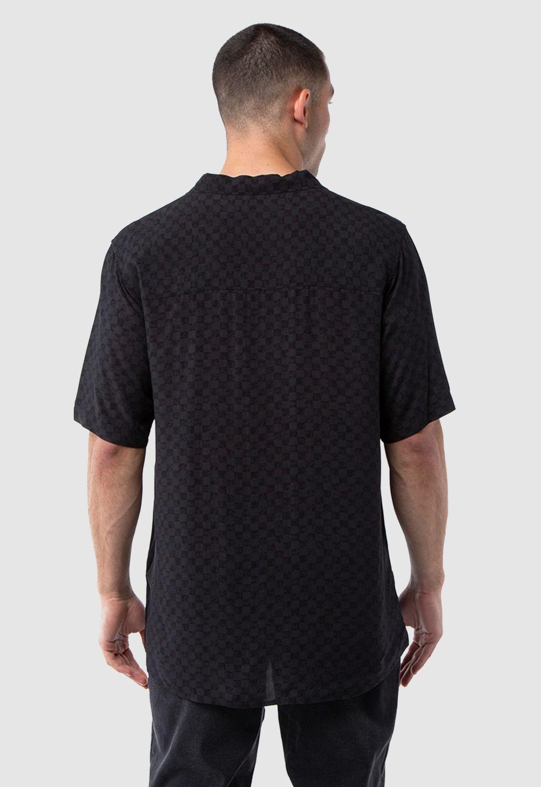 Camisa Viscosa Dark Vichy Black Bubba-2