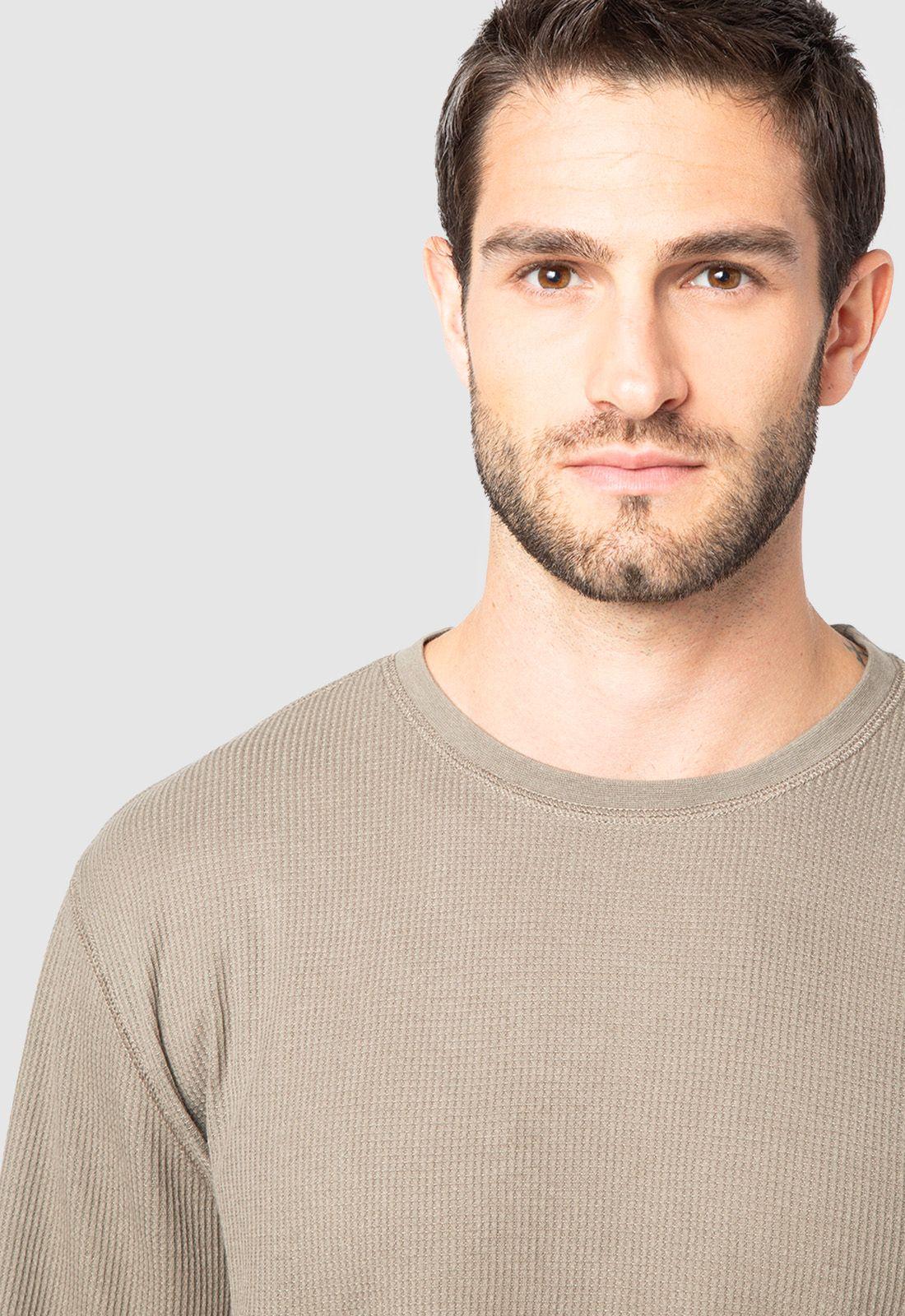 Polera Manga Larga Waffle Greig Black Bubba-3