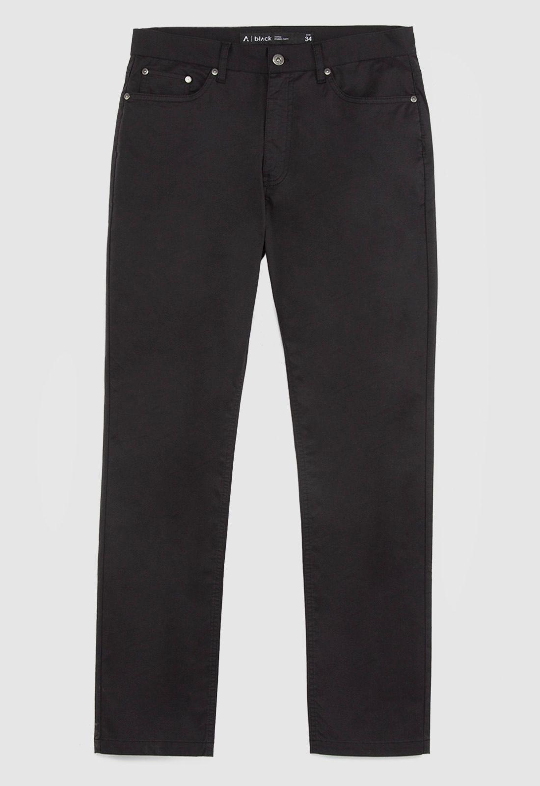 Pantalon Cotton Spandex Black Black Bubba-0