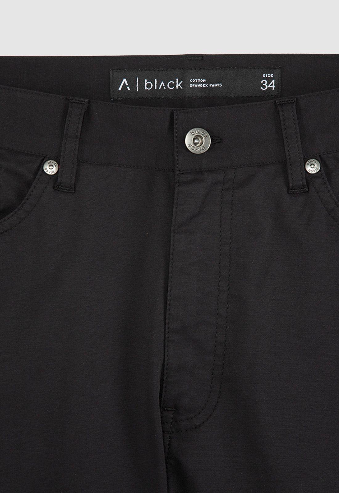 Pantalon Cotton Spandex Black Black Bubba-2