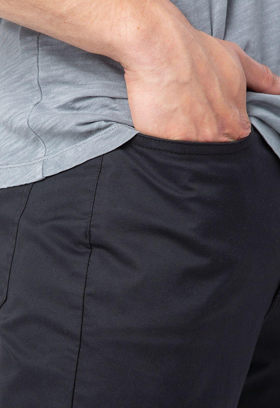Pantalon Cotton Spandex Black Black Bubba-5