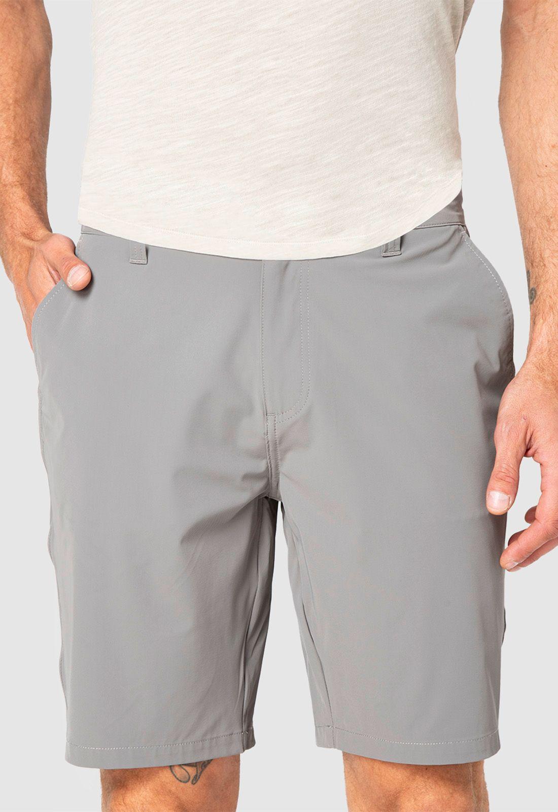Walkshort Spandex Grey Black Bubba-0