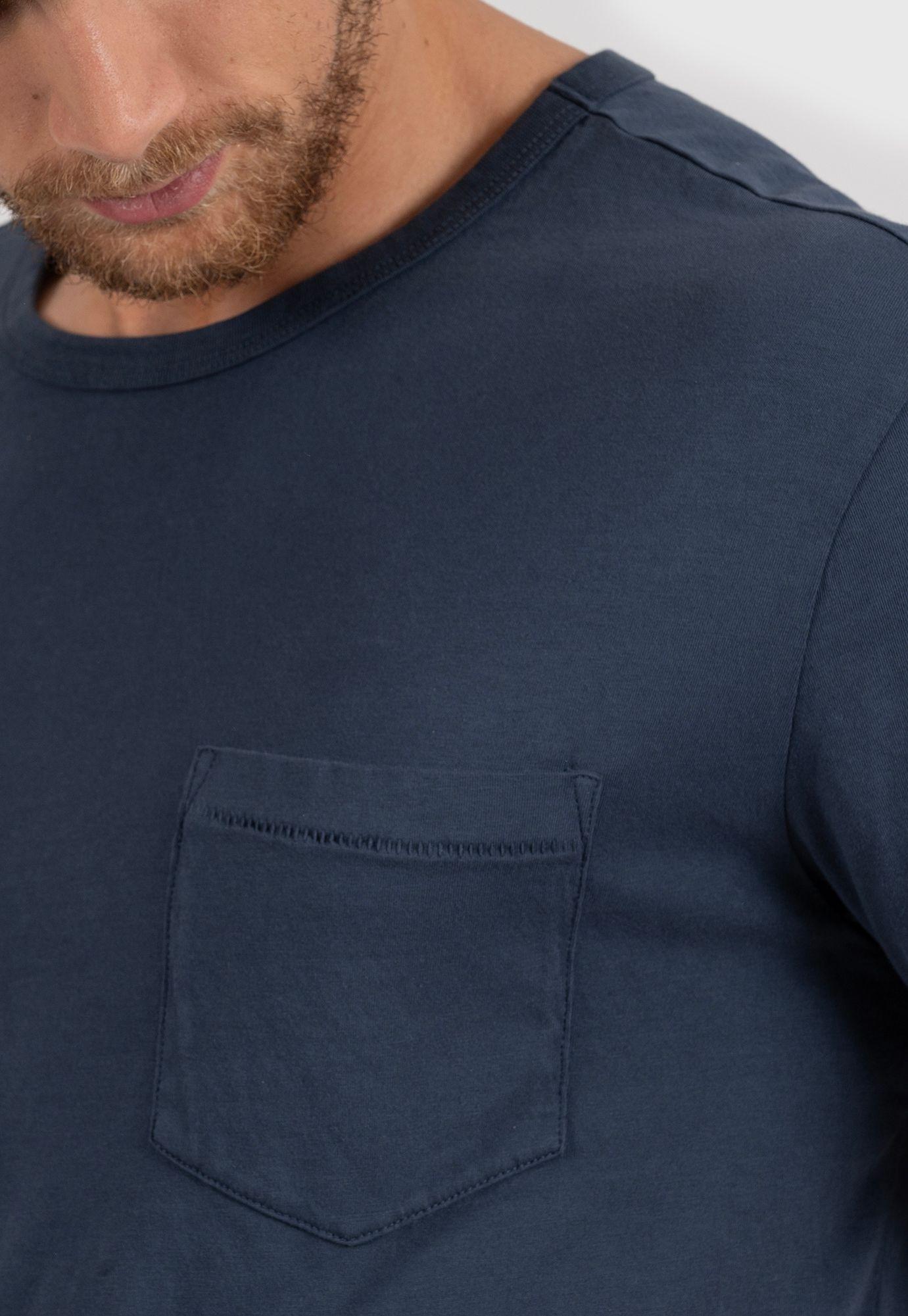 Cotton Tee Blue Stone Black Bubba-1
