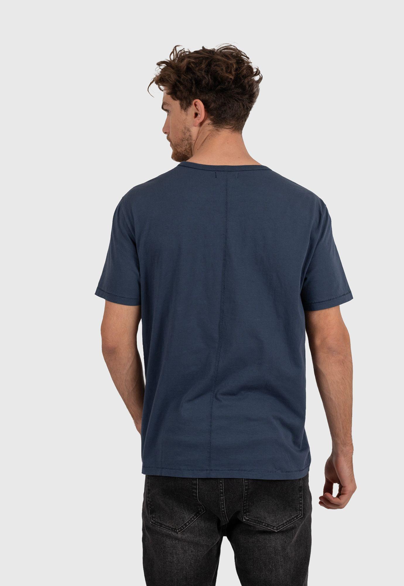 Cotton Tee Blue Stone Black Bubba-2