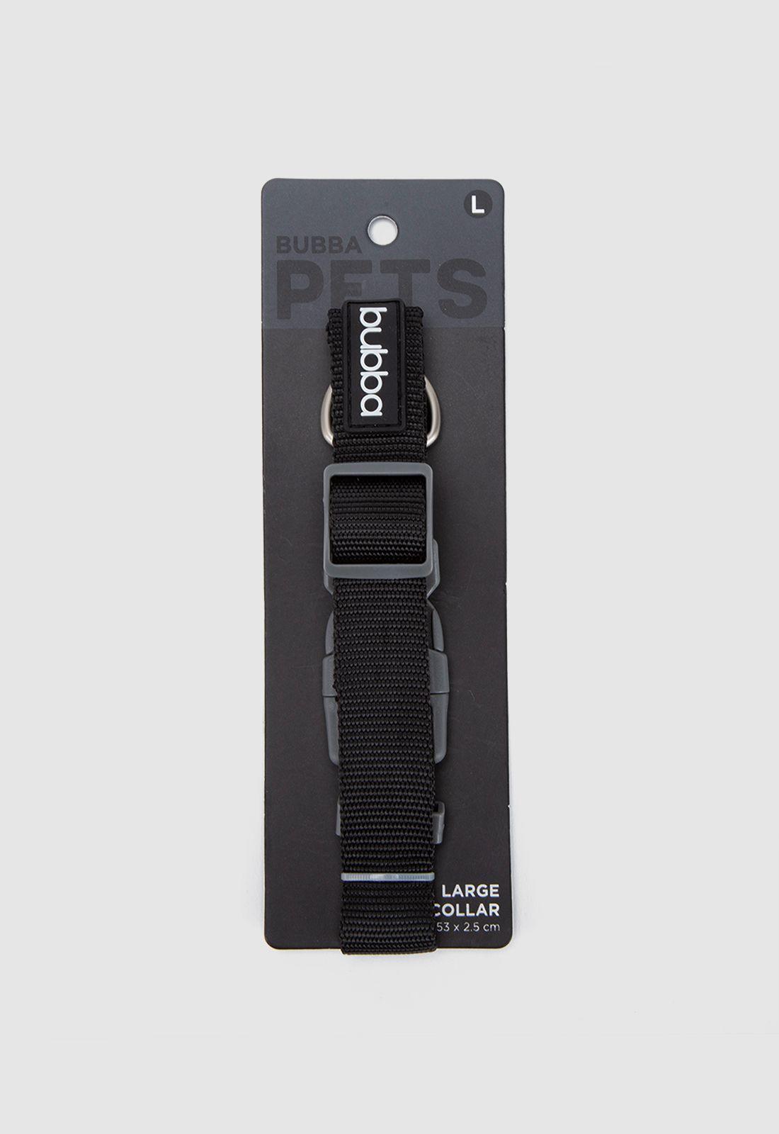 Collar Pets Collection Black Large Bubba Essentials-3