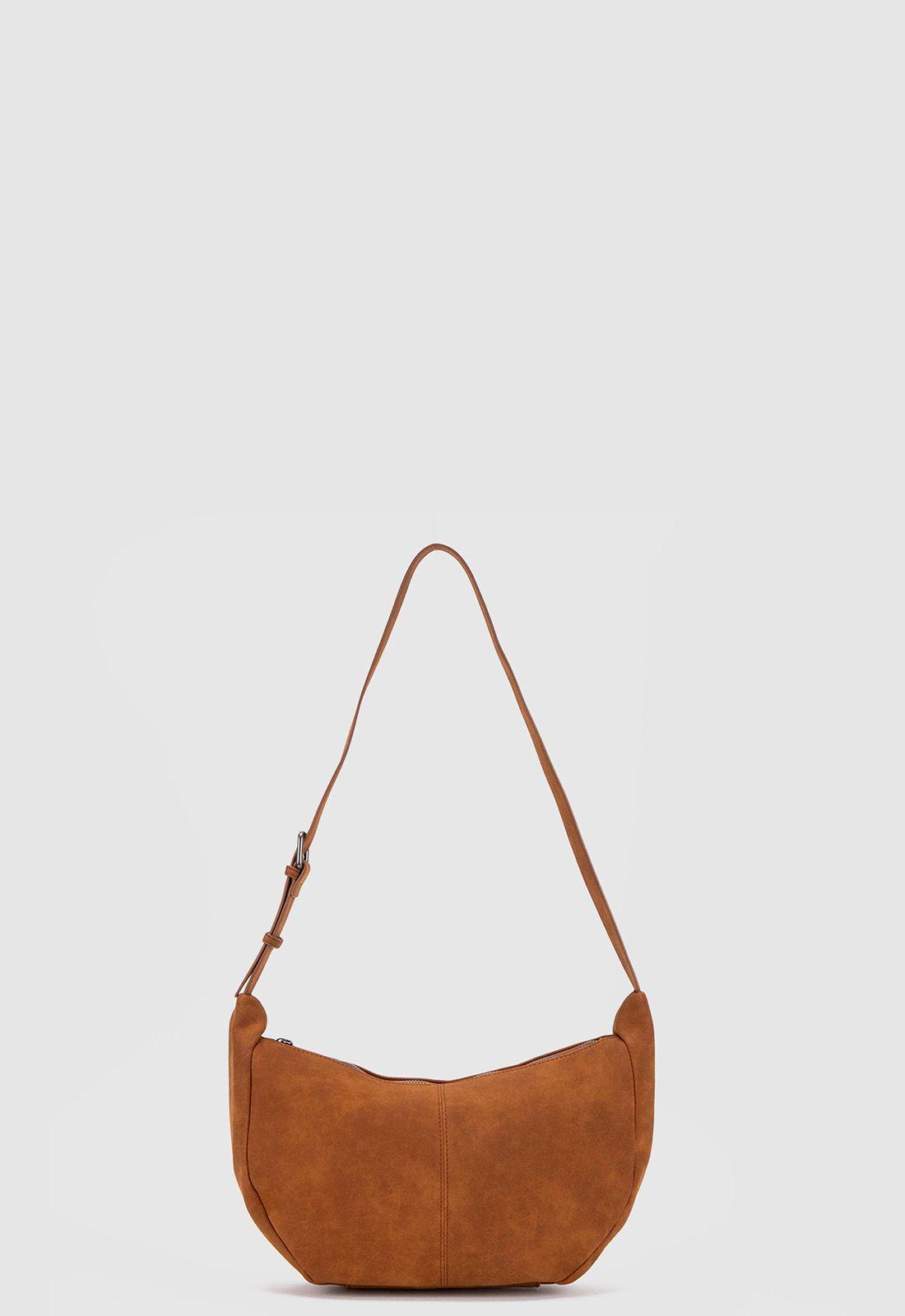 Cartera Suede Camel Black Bubba-2
