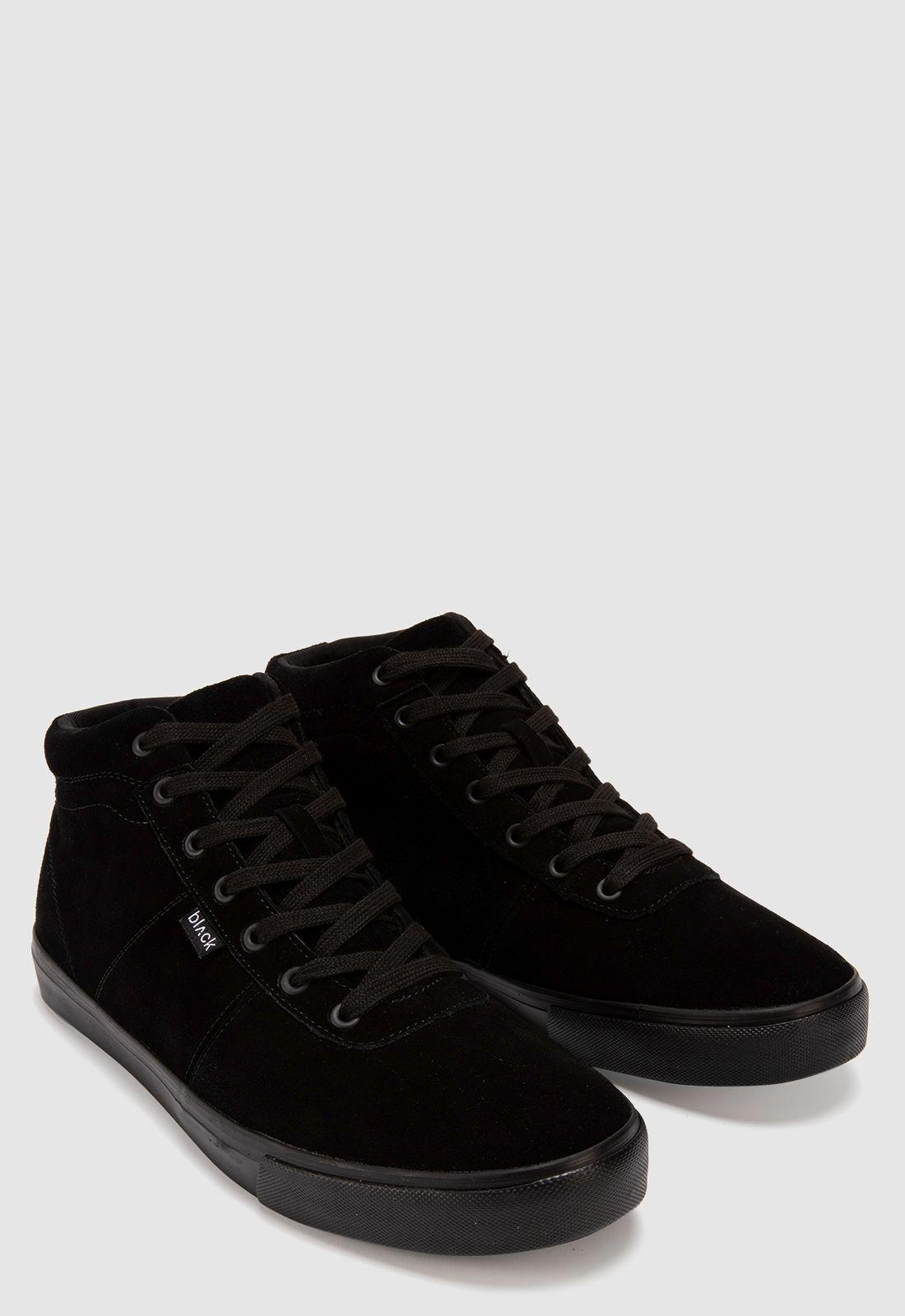 Zapatillas Brooklyn Suede Black Bubba-4