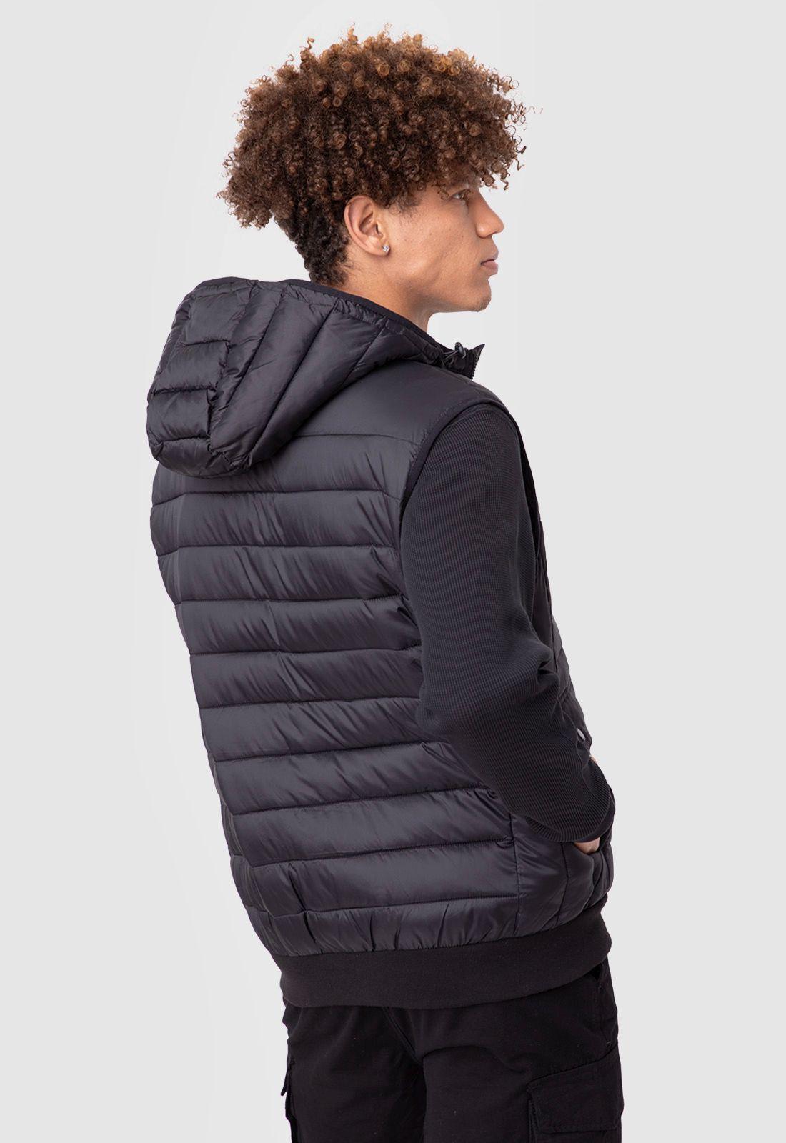 Sleeveless Parka Black  Black Bubba-1