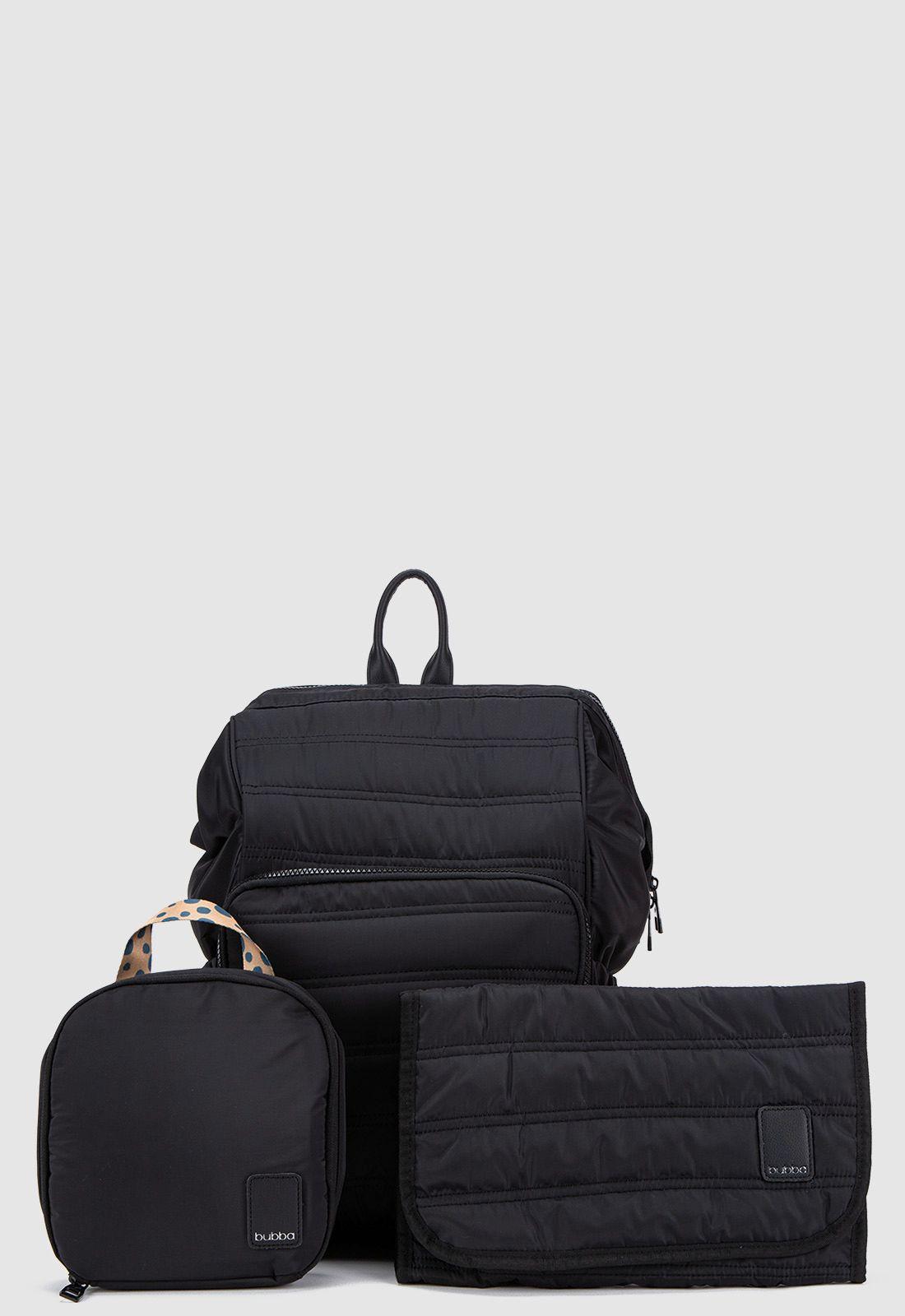 Mochila Mom Black Regular Bubba Essentials-7