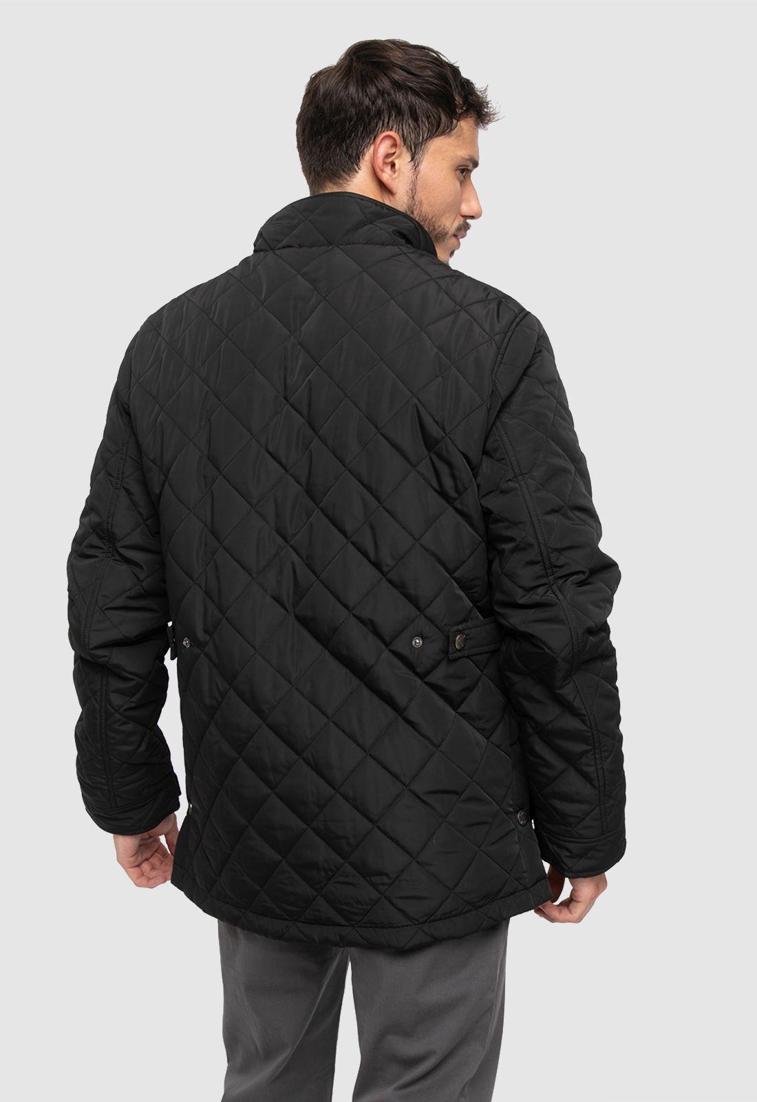 Quilted Jacket Black  Black Bubba-1