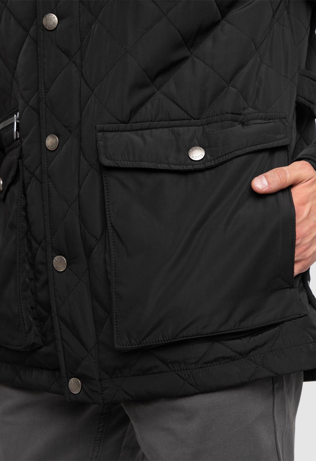 Quilted Jacket Black  Black Bubba-3