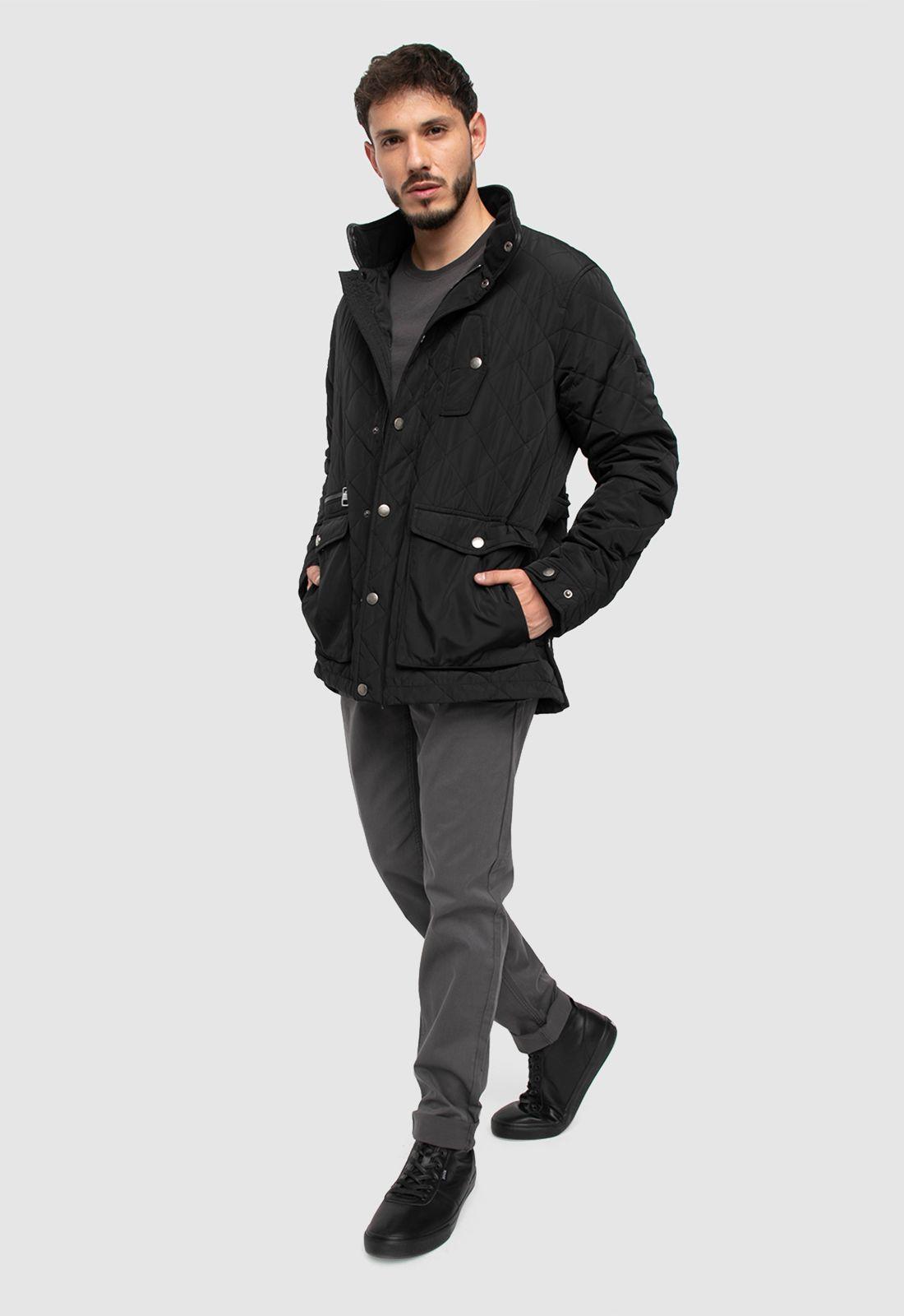 Quilted Jacket Black  Black Bubba-6