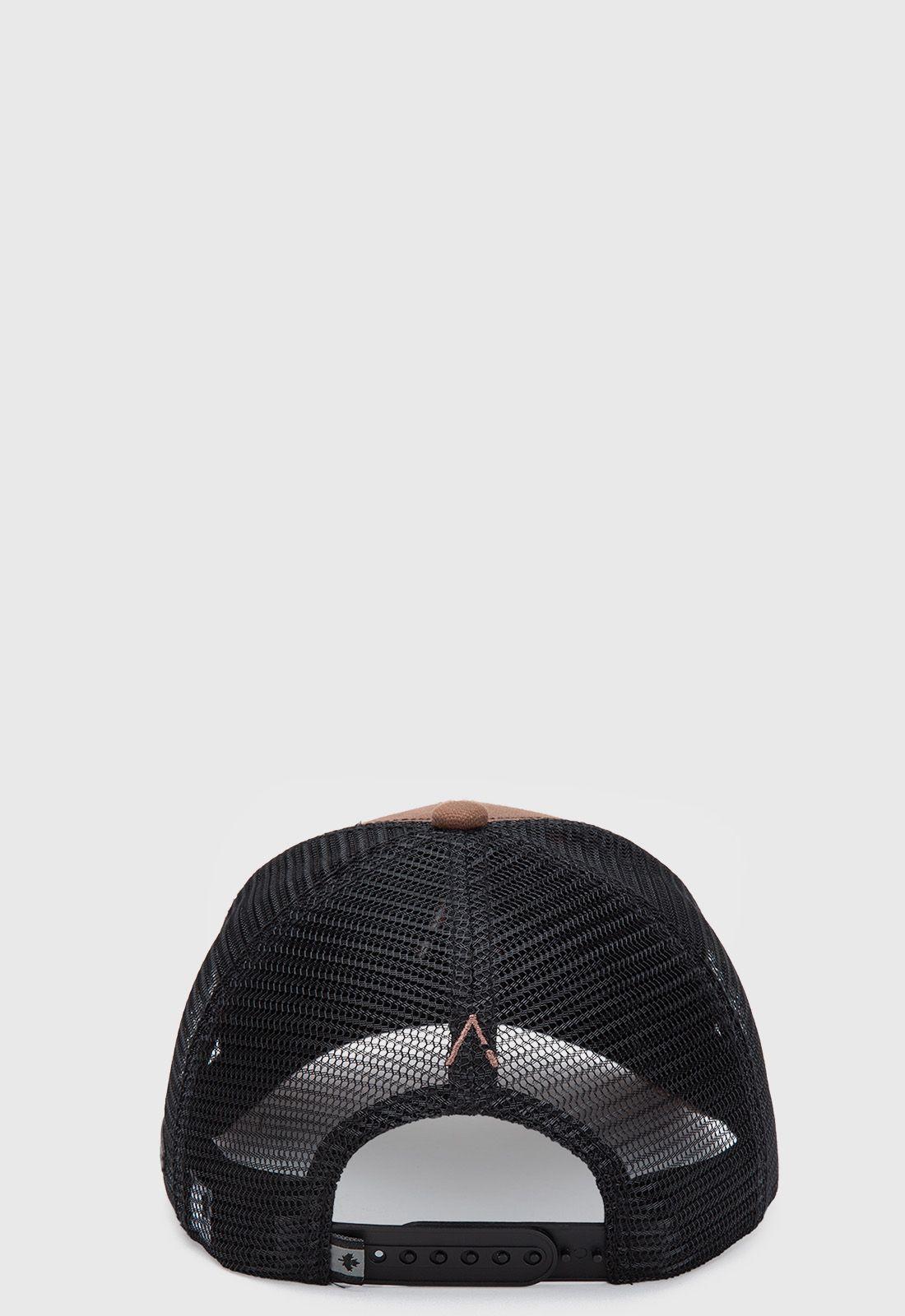 Jockey Trucker Icon Beige Black Bubba-2