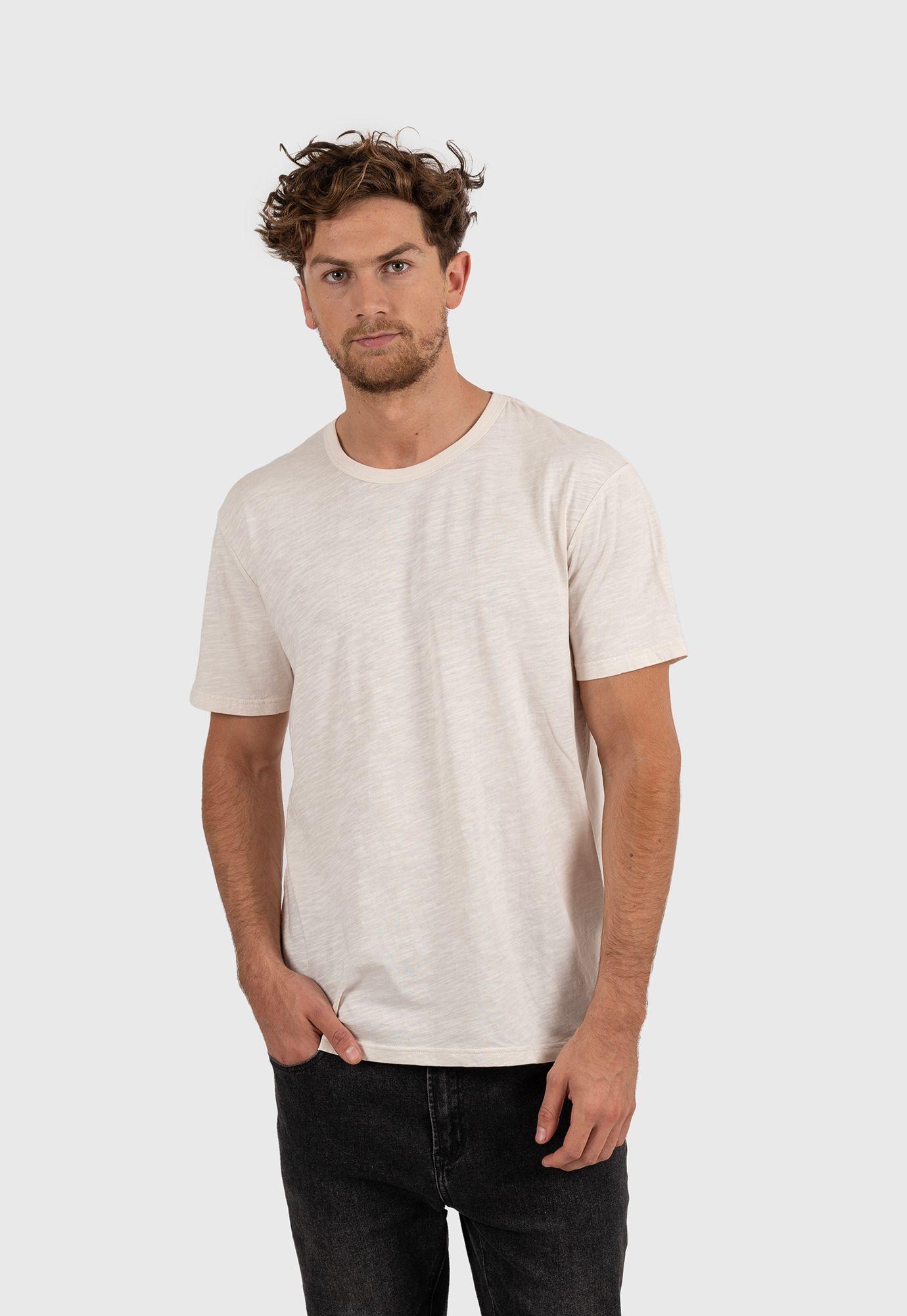 Essential Tee Organic Cotton Off White Black Bubba-0