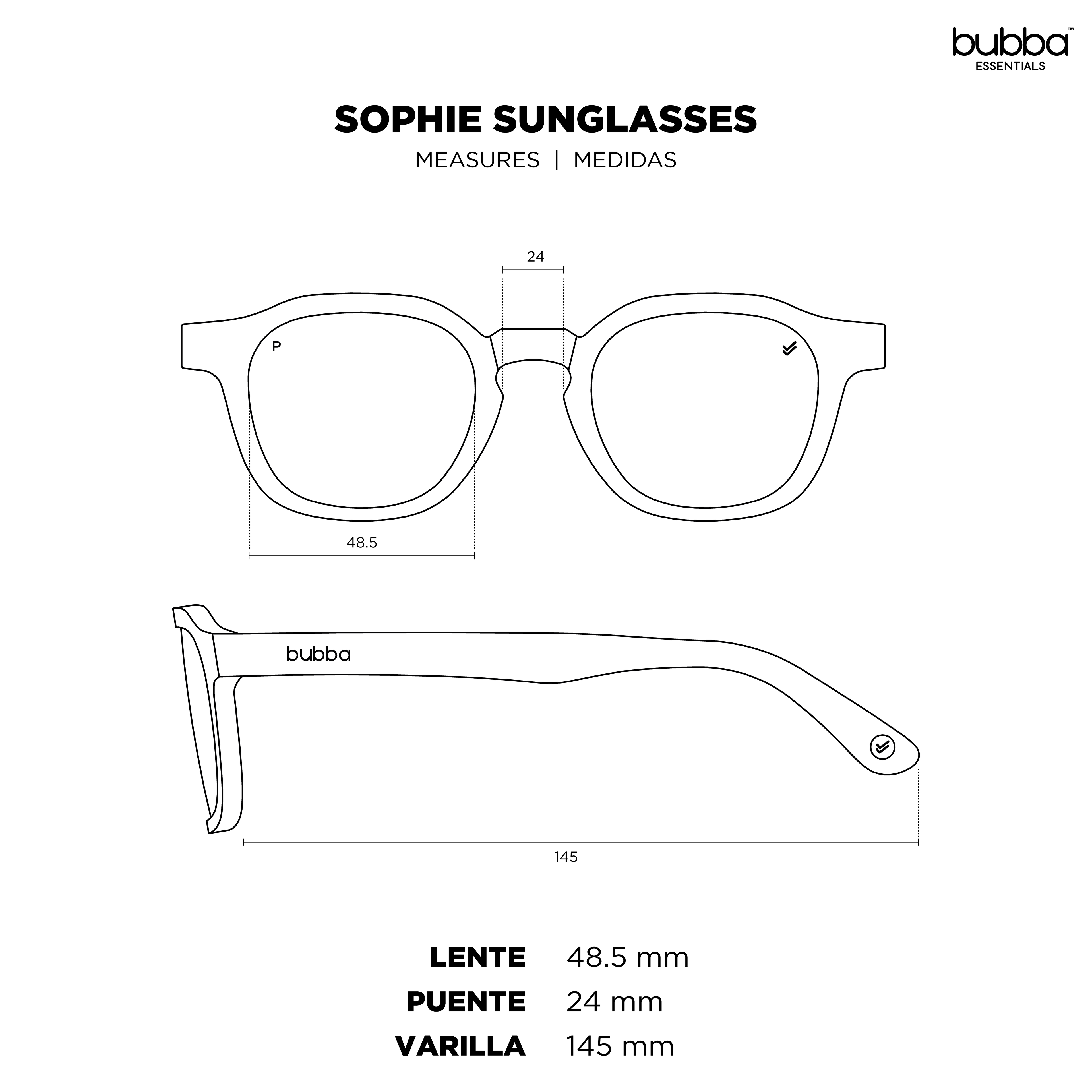 Anteojos Sophie Gold Tortoise Bubba Essentials-7