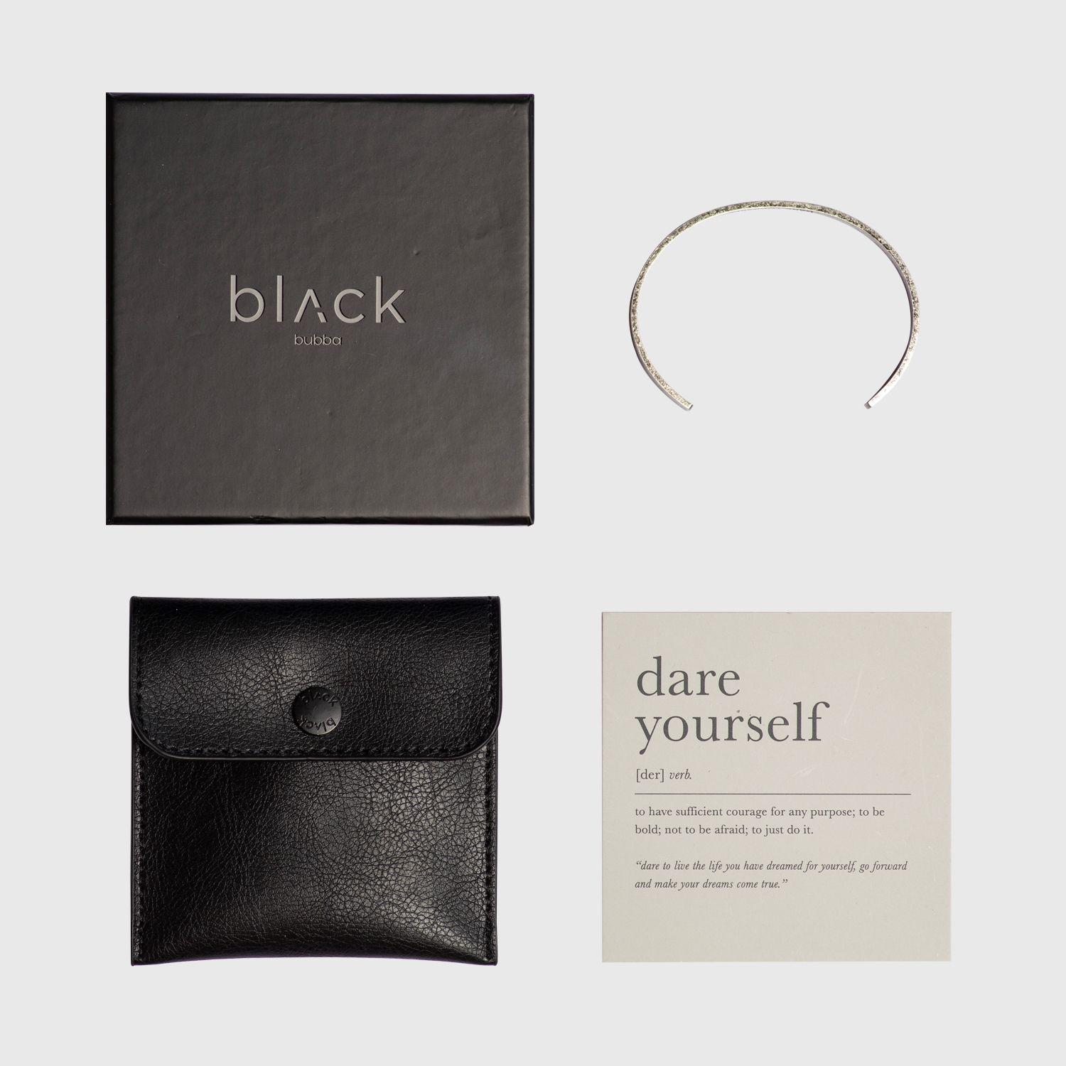 Pulsera Dare Yourself Silver Black Bubba-3