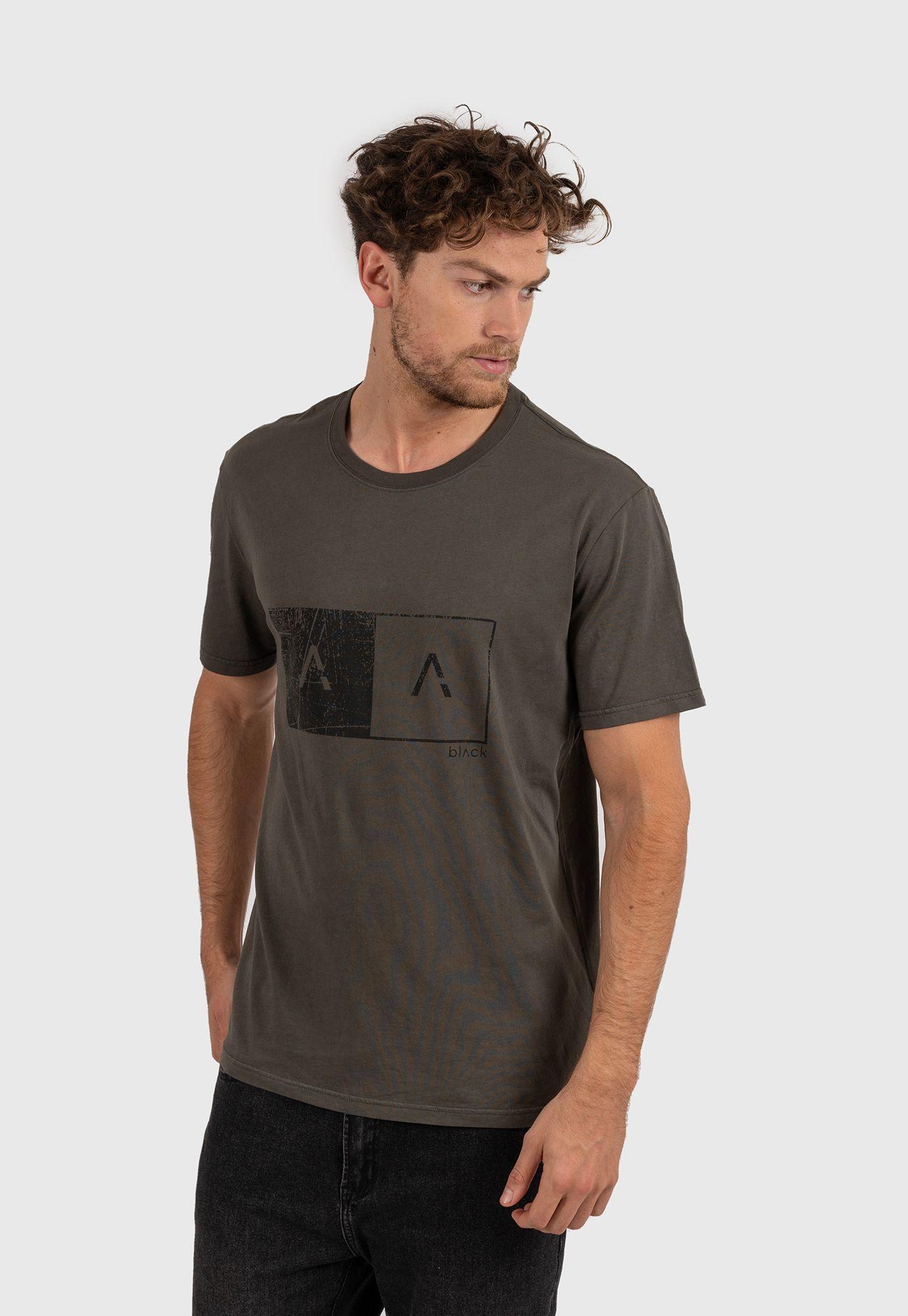 Tee Iconic Moss Black Bubba-2