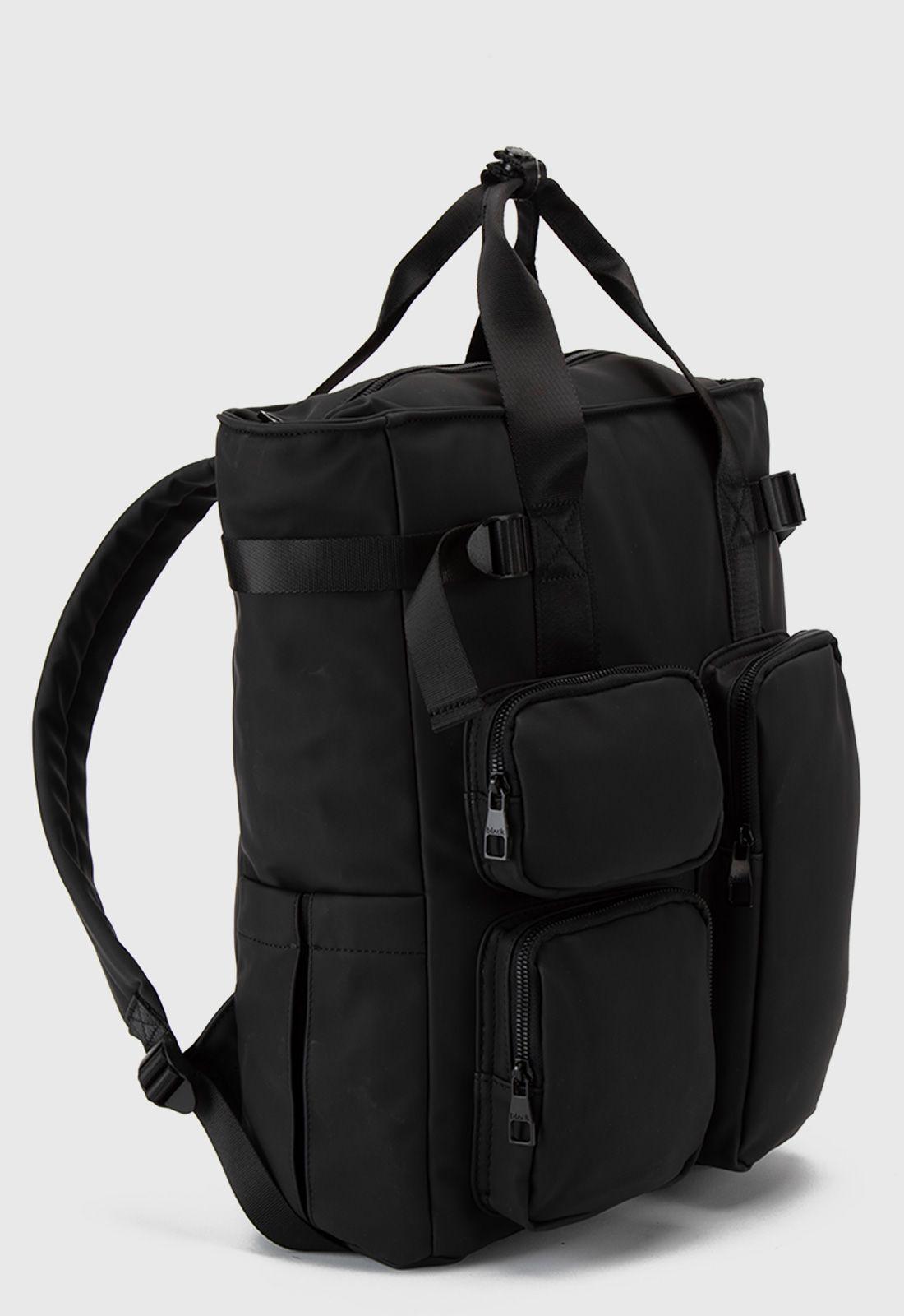 Mochila Thunder Pockets Black Black Bubba-1