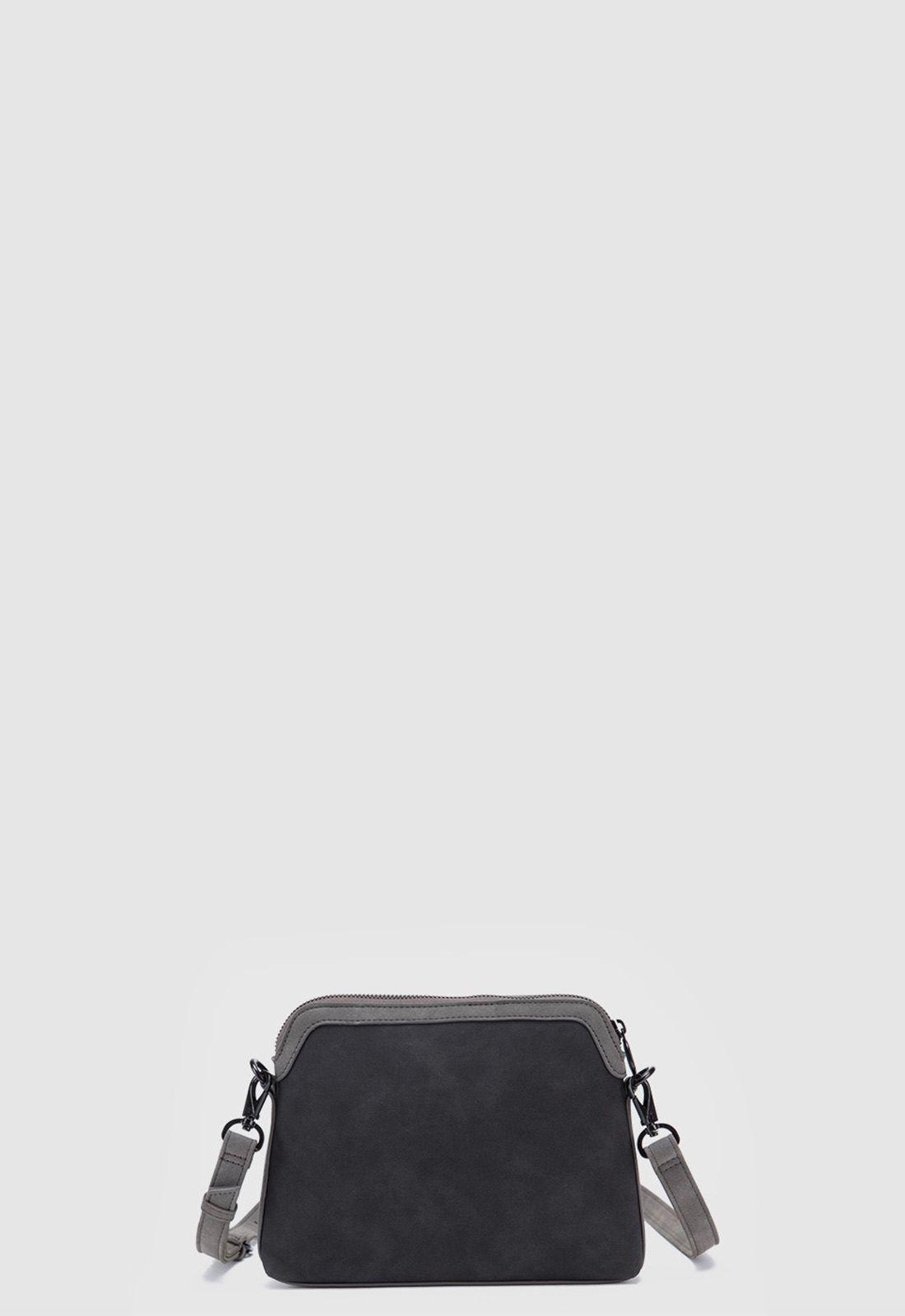 Mini Purse Duo Suede Onyx Bubba Essentials-2