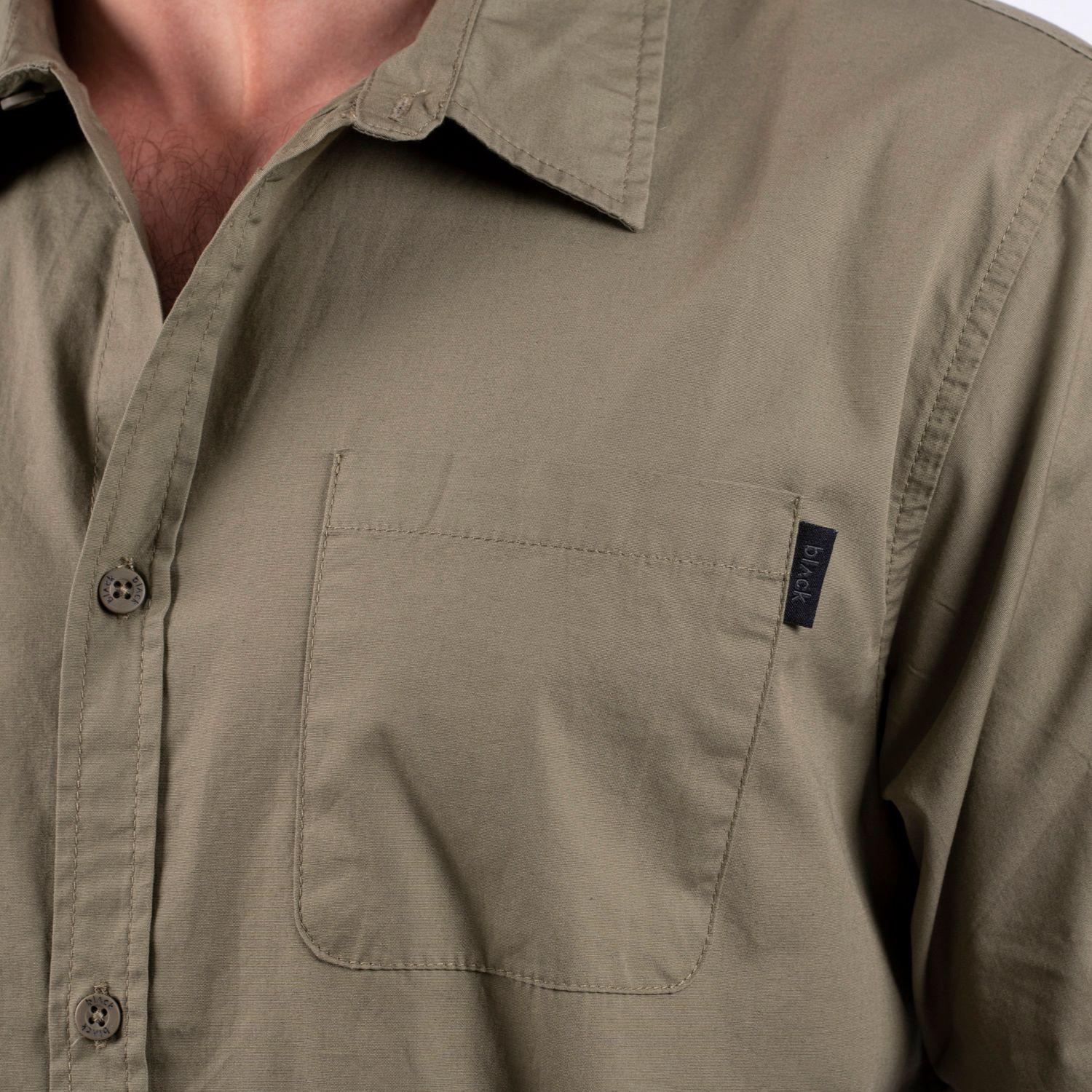 Solid Shirt Moss Black Bubba-2